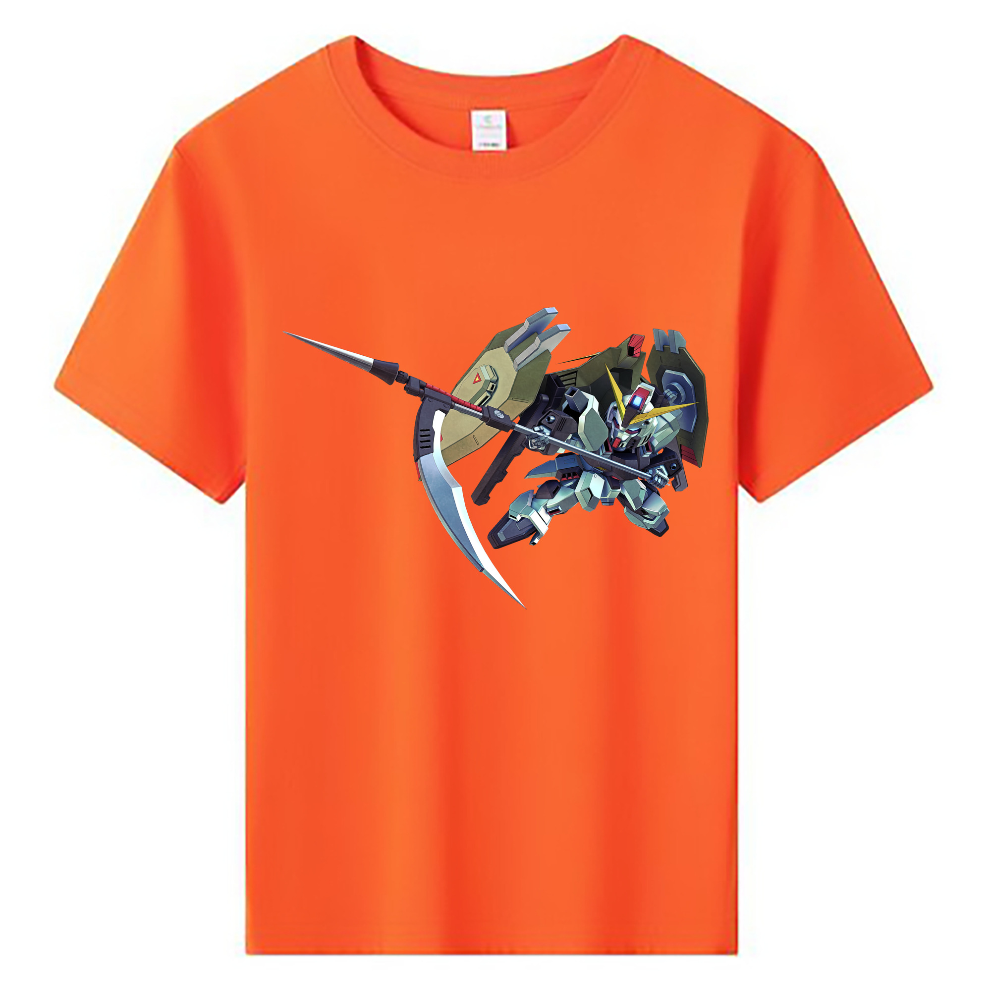 （画像用） 機動戦士ガンダム Mobile Suit Gundam 綿100％キッズTシャツ（フロントプリント）