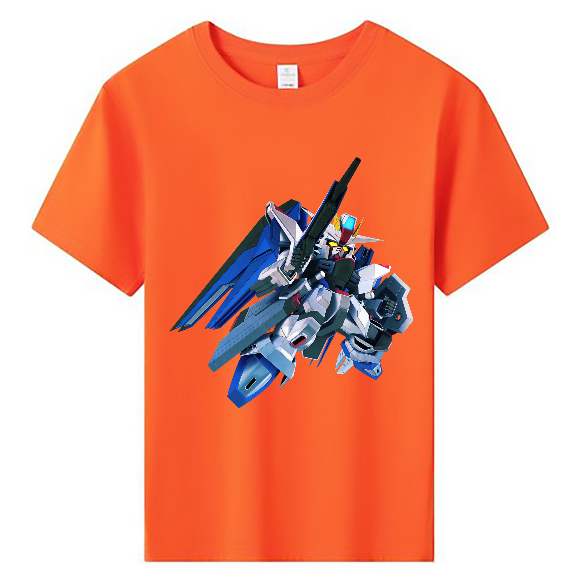 （画像用） 機動戦士ガンダム Mobile Suit Gundam 綿100％キッズTシャツ（フロントプリント）