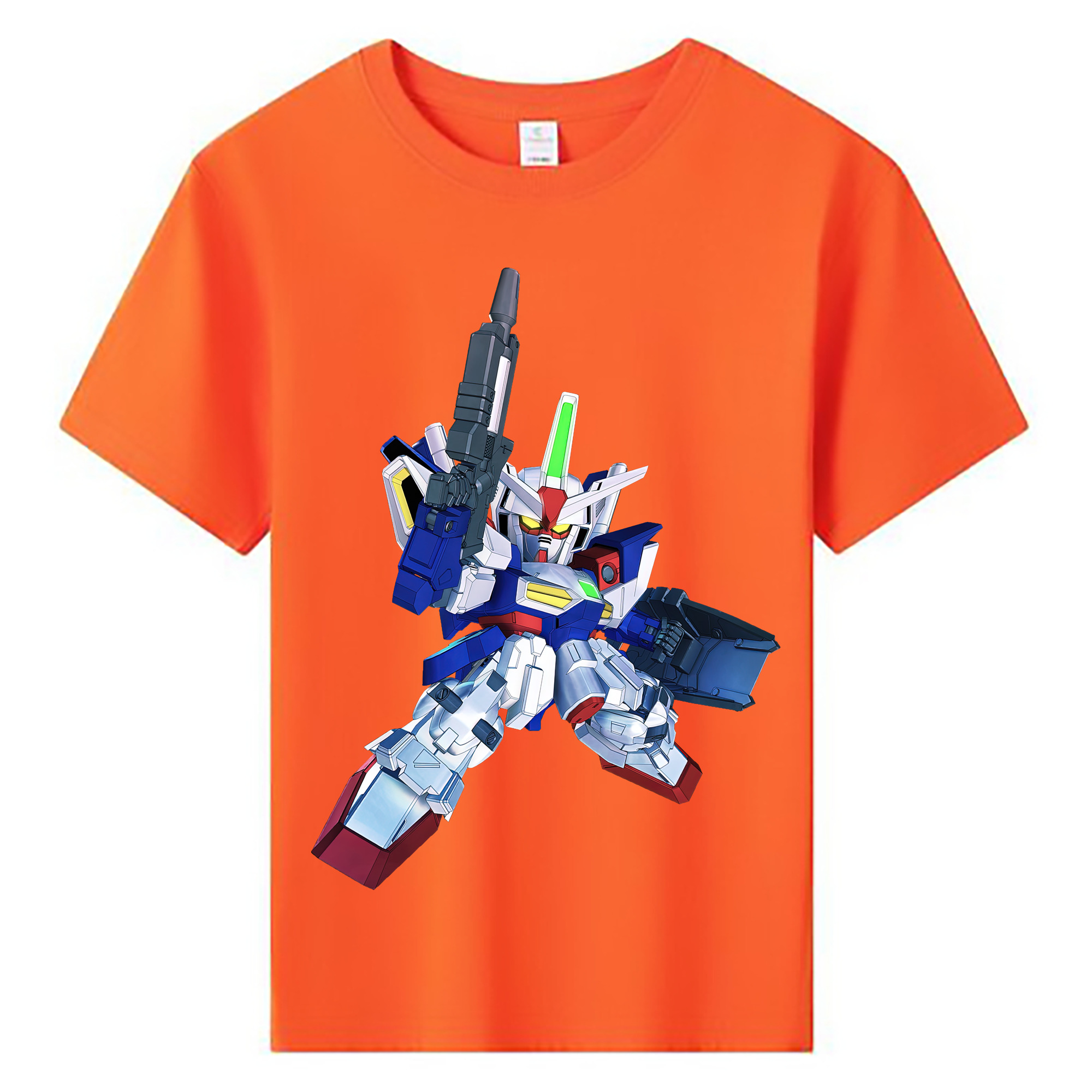 （画像用） 機動戦士ガンダム Mobile Suit Gundam 綿100％キッズTシャツ（フロントプリント）