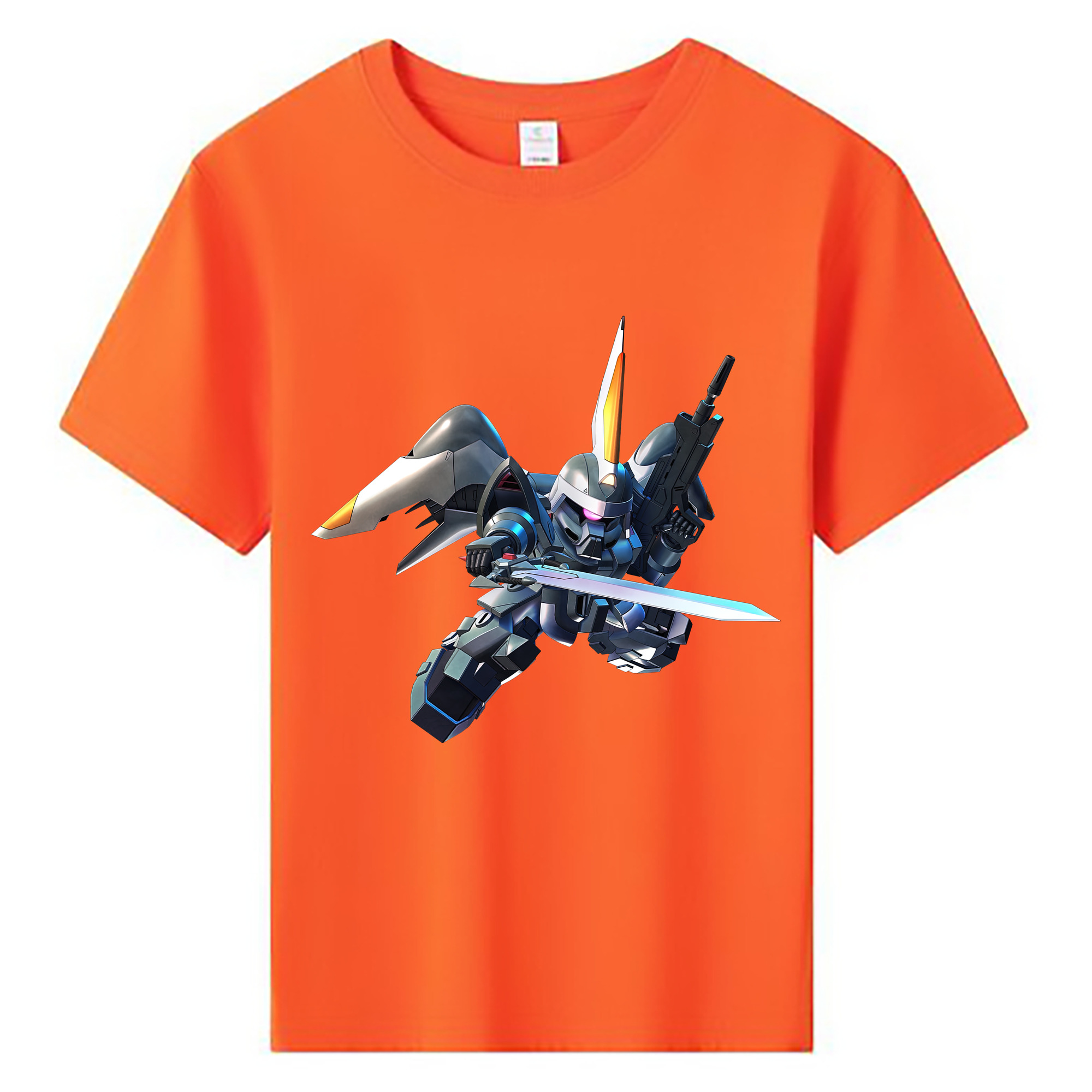 （画像用） 機動戦士ガンダム Mobile Suit Gundam 綿100％キッズTシャツ（フロントプリント）