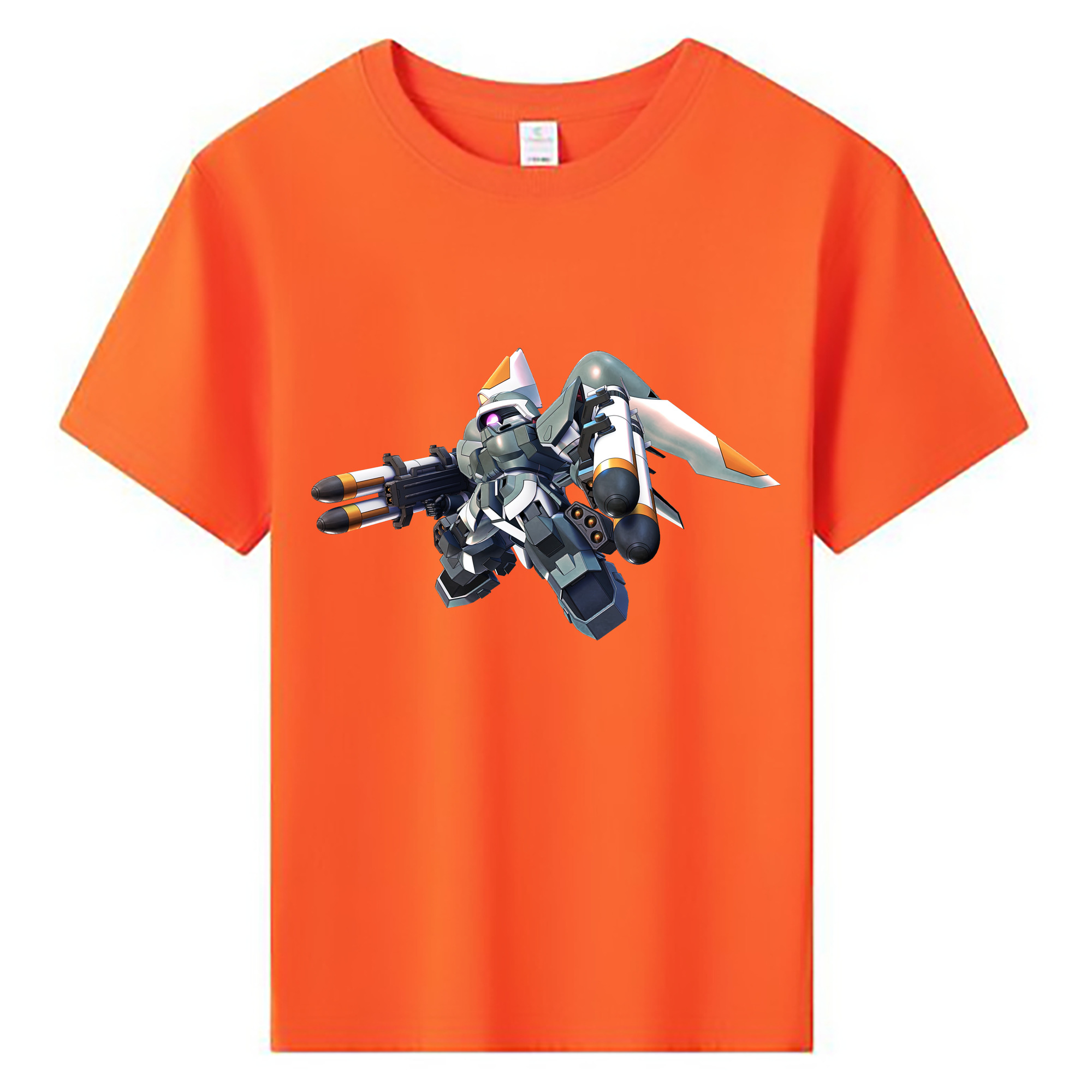 （画像用） 機動戦士ガンダム Mobile Suit Gundam 綿100％キッズTシャツ（フロントプリント）