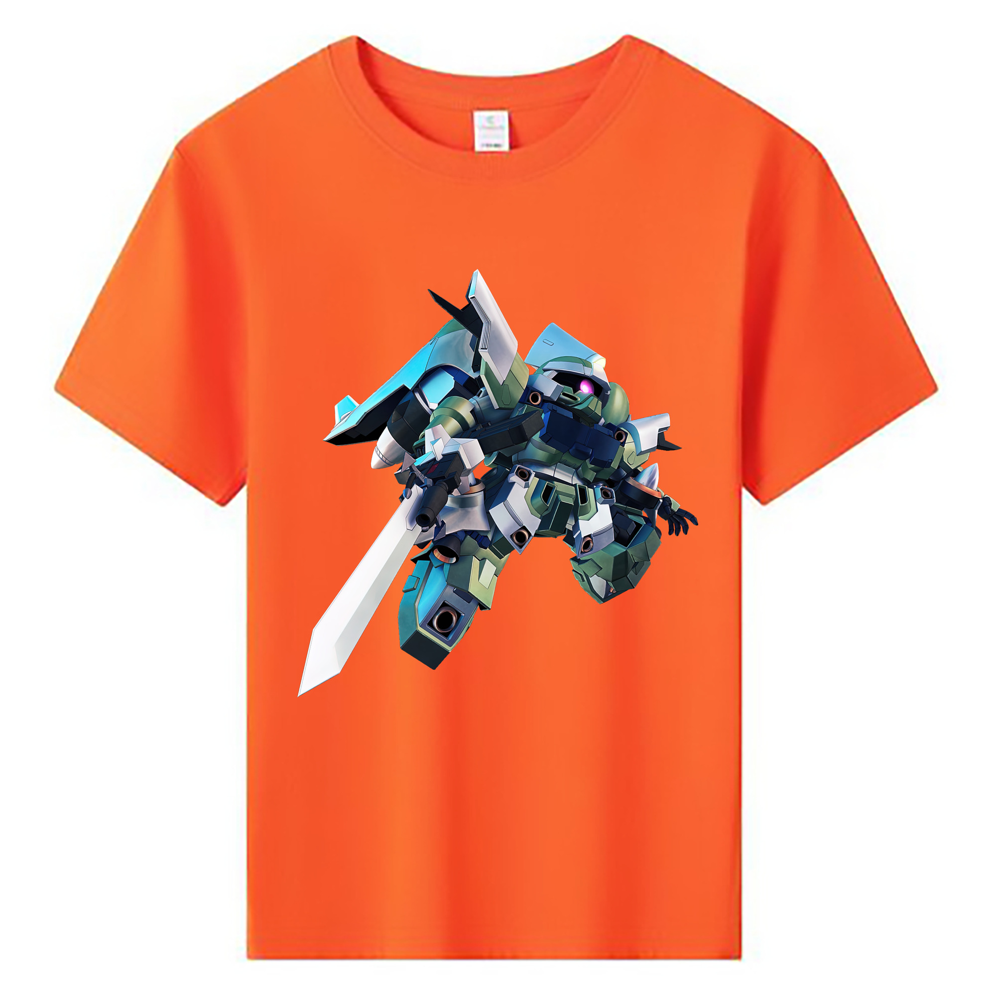 （画像用） 機動戦士ガンダム Mobile Suit Gundam 綿100％キッズTシャツ（フロントプリント）