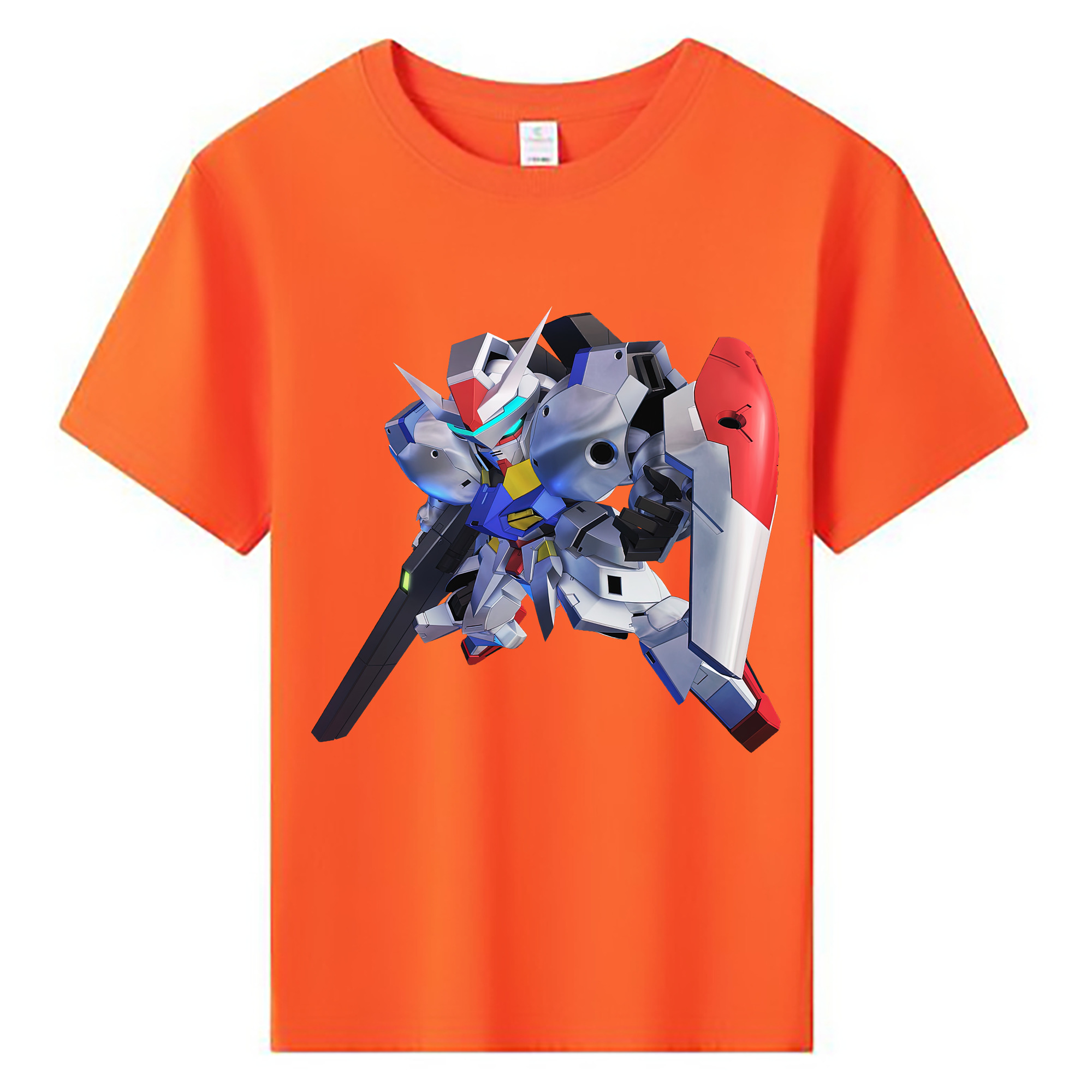 （画像用） 機動戦士ガンダム Mobile Suit Gundam 綿100％キッズTシャツ（フロントプリント）