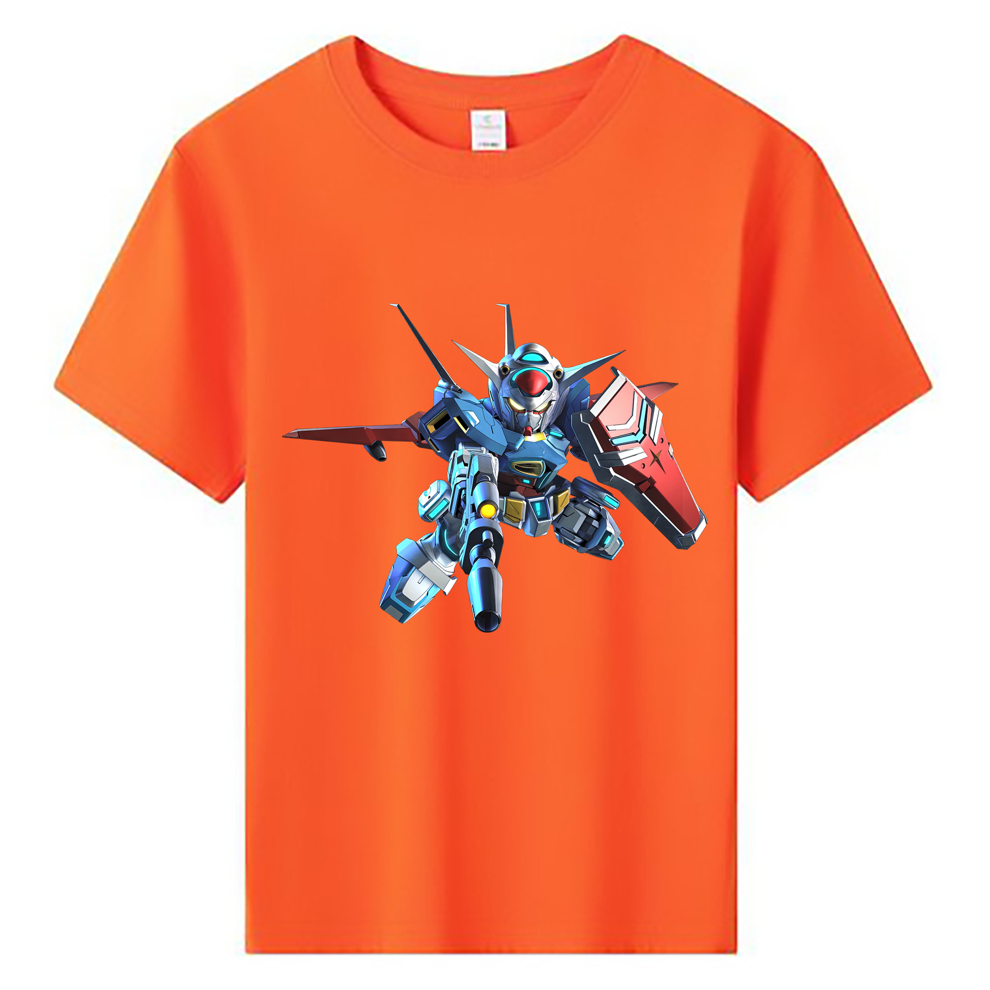 （画像用） 機動戦士ガンダム Mobile Suit Gundam 綿100％キッズTシャツ（フロントプリント）