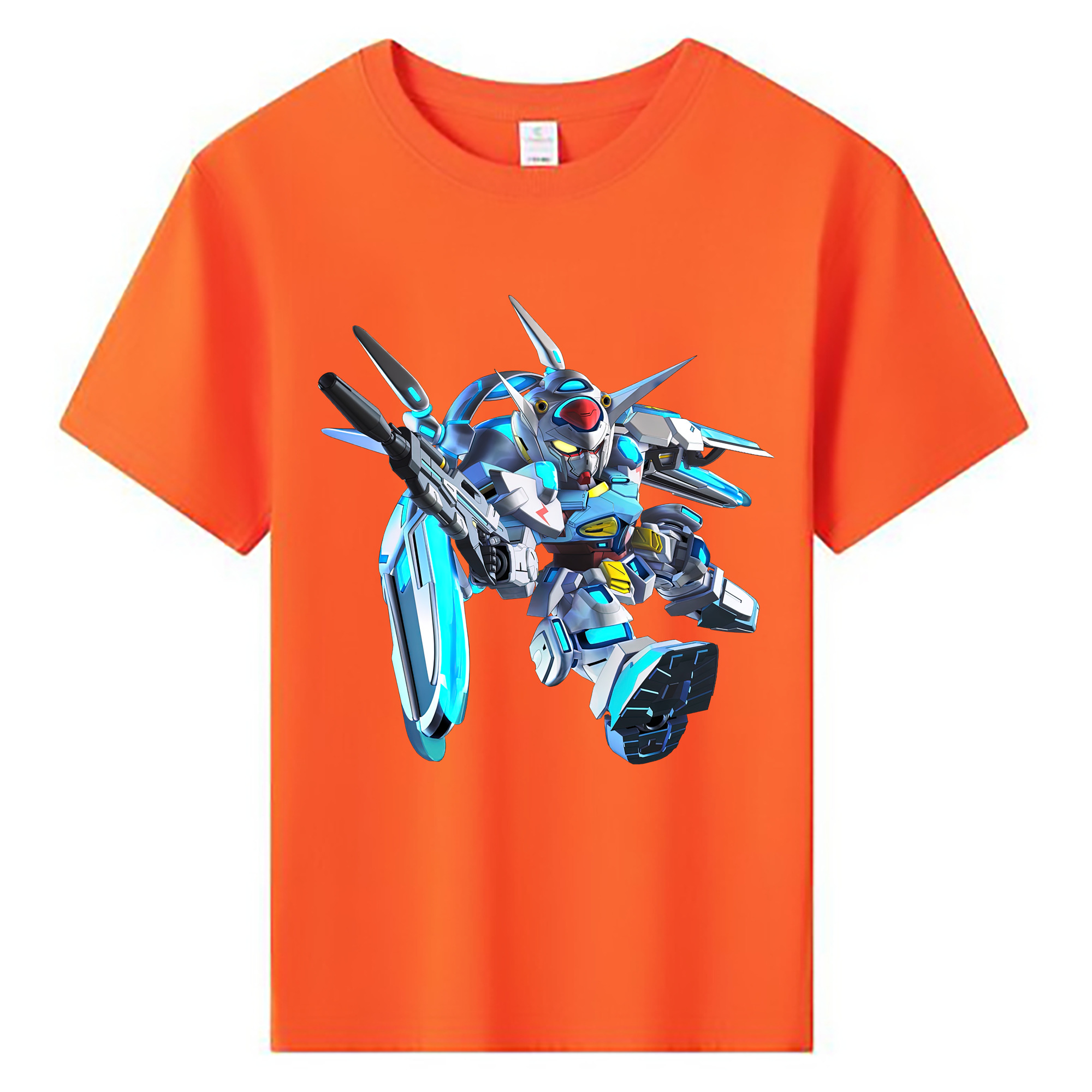 （画像用） 機動戦士ガンダム Mobile Suit Gundam 綿100％キッズTシャツ（フロントプリント）