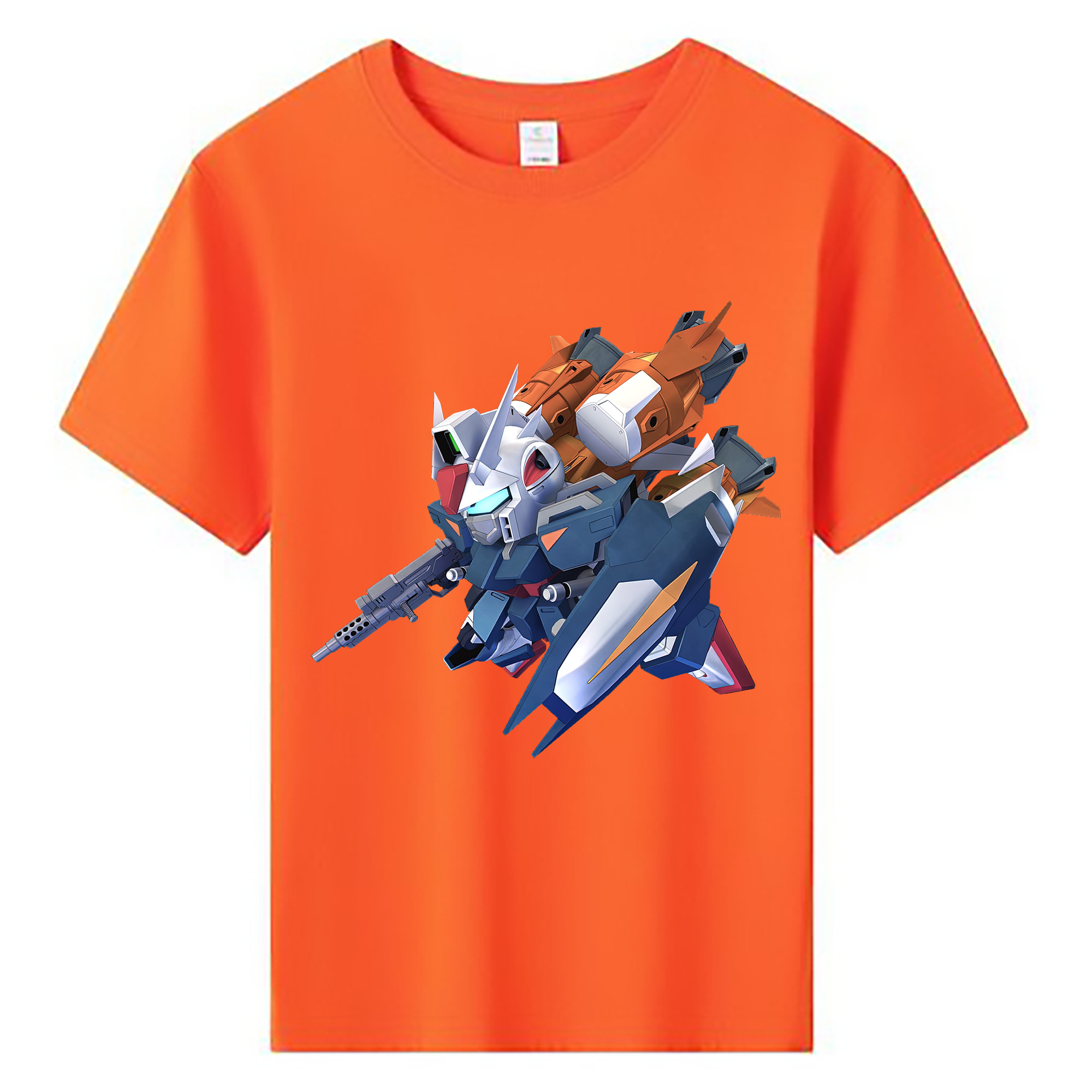 （画像用） 機動戦士ガンダム Mobile Suit Gundam 綿100％キッズTシャツ（フロントプリント）