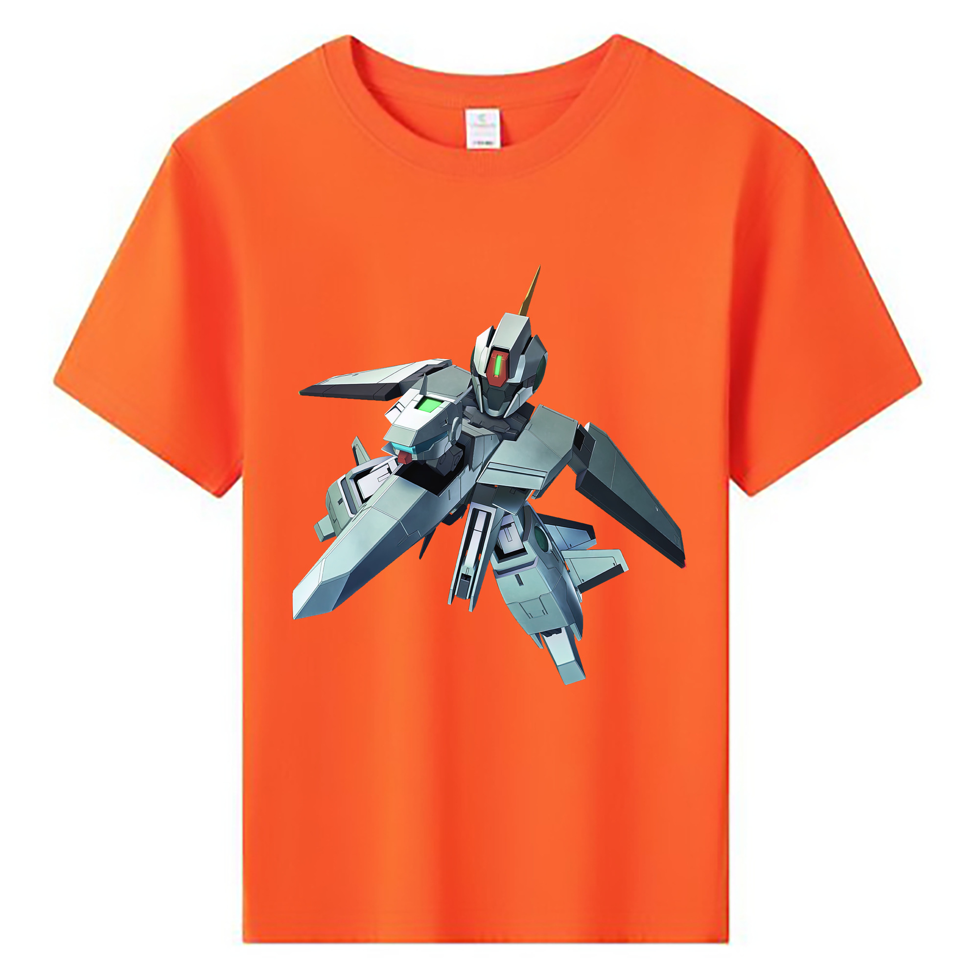 （画像用） 機動戦士ガンダム Mobile Suit Gundam 綿100％キッズTシャツ（フロントプリント）