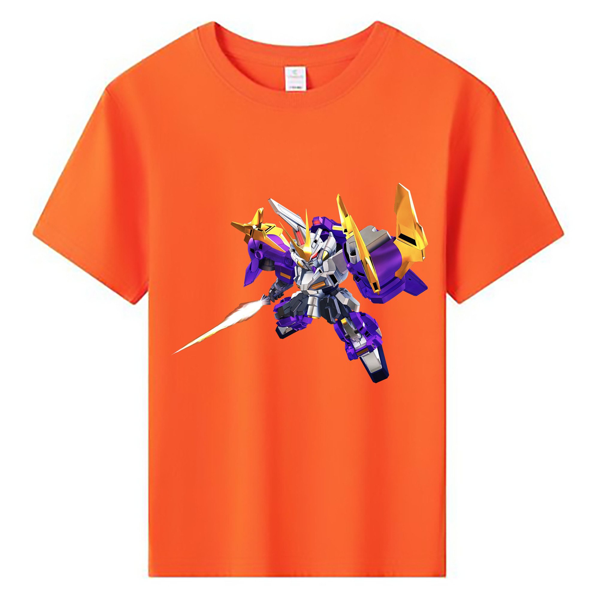 （画像用） 機動戦士ガンダム Mobile Suit Gundam 綿100％キッズTシャツ（フロントプリント）