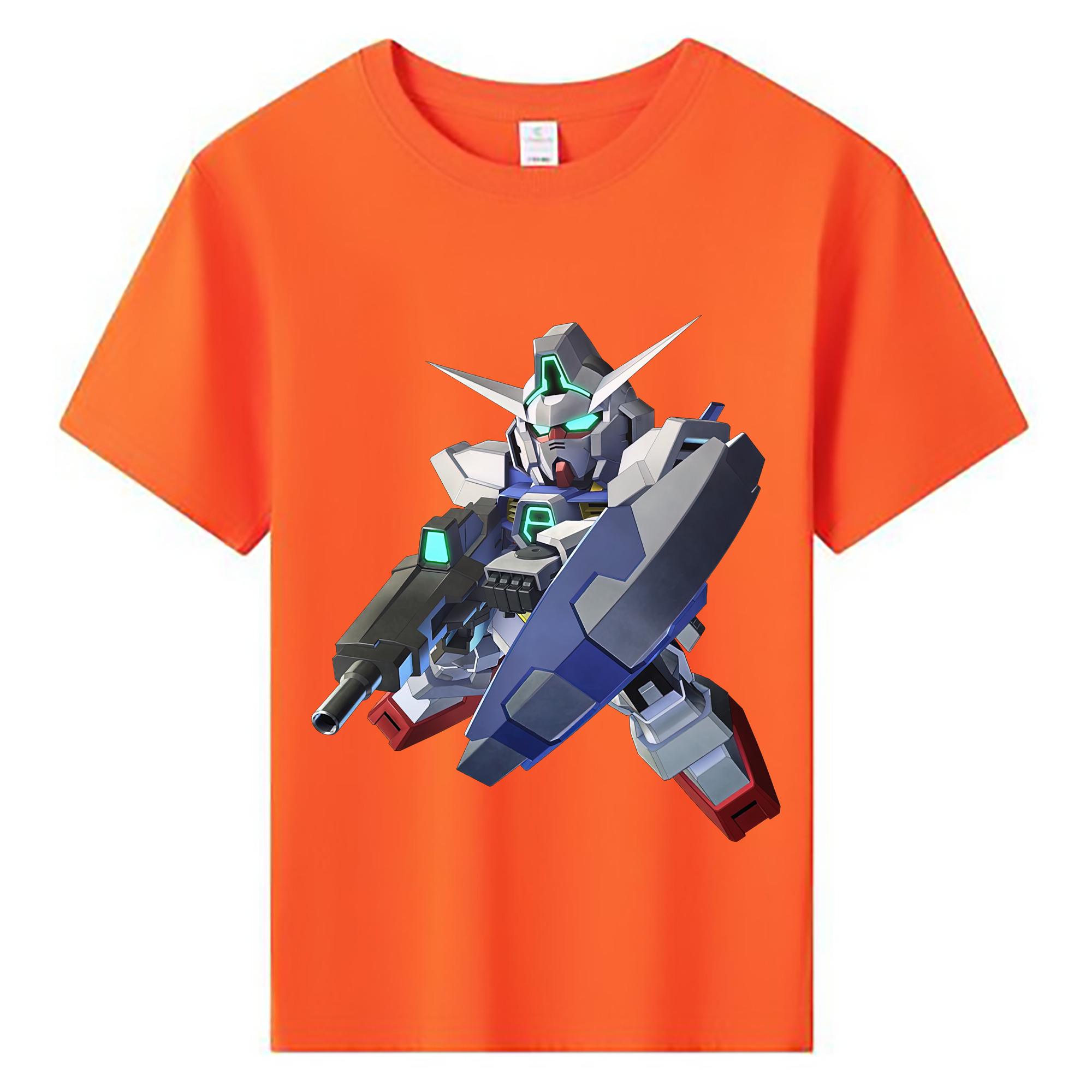 （画像用） 機動戦士ガンダム Mobile Suit Gundam 綿100％キッズTシャツ（フロントプリント）