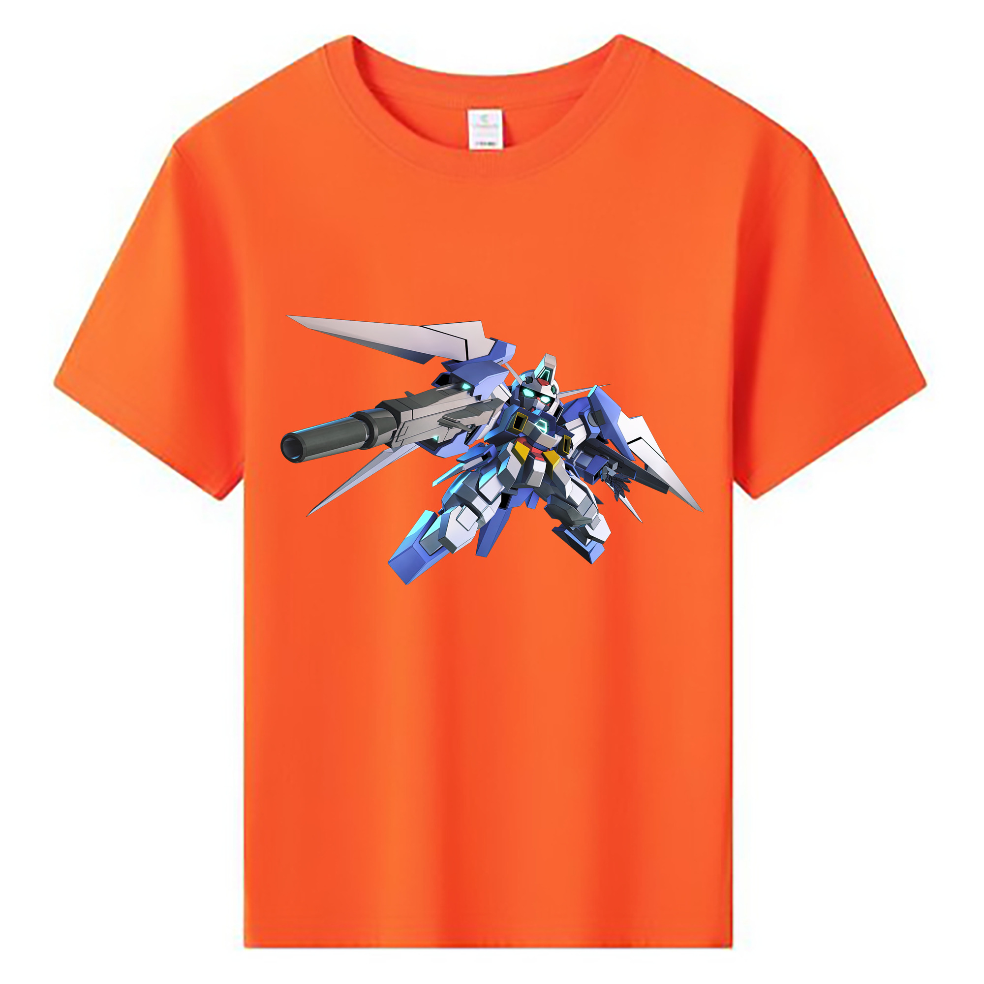 （画像用） 機動戦士ガンダム Mobile Suit Gundam 綿100％キッズTシャツ（フロントプリント）