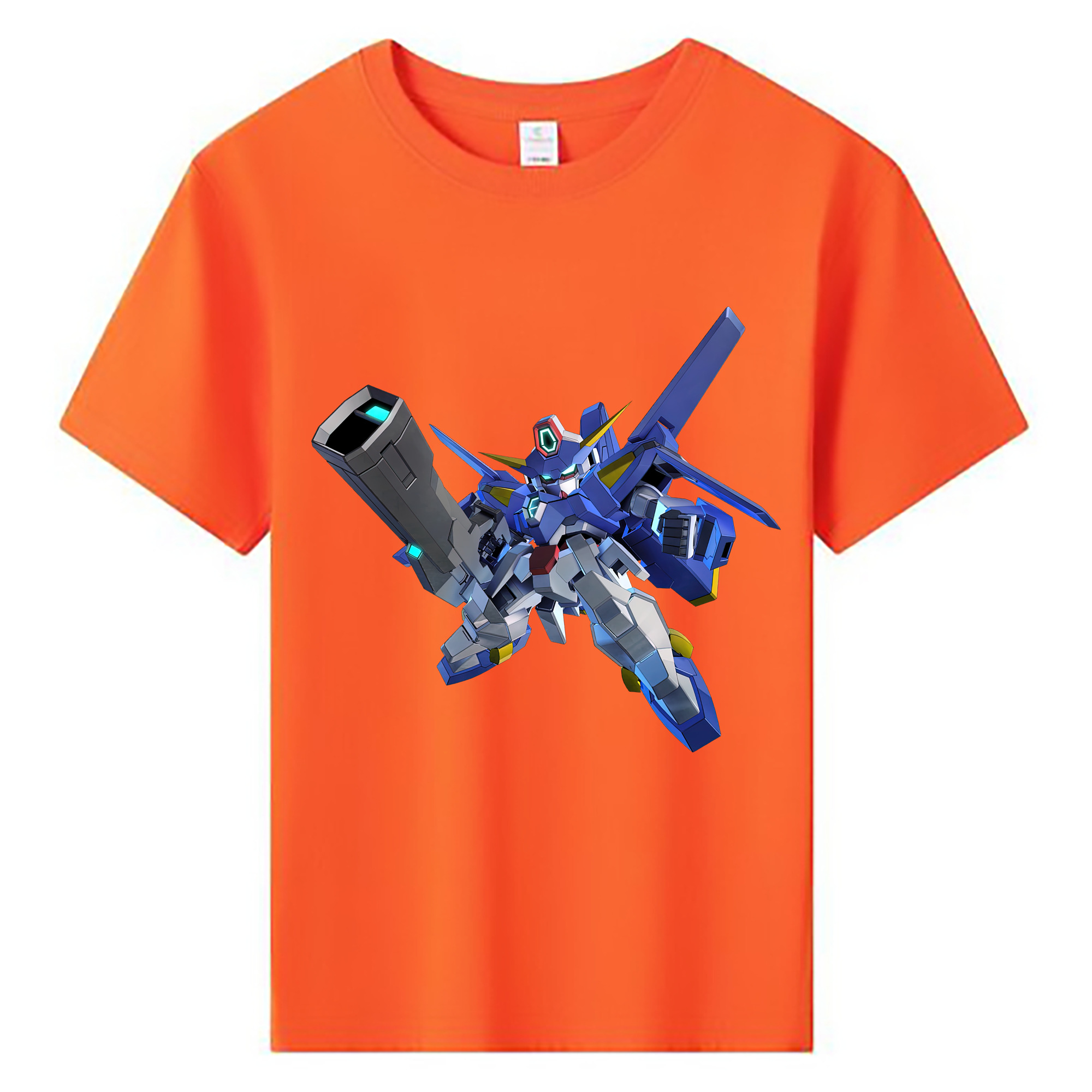 （画像用） 機動戦士ガンダム Mobile Suit Gundam 綿100％キッズTシャツ（フロントプリント）