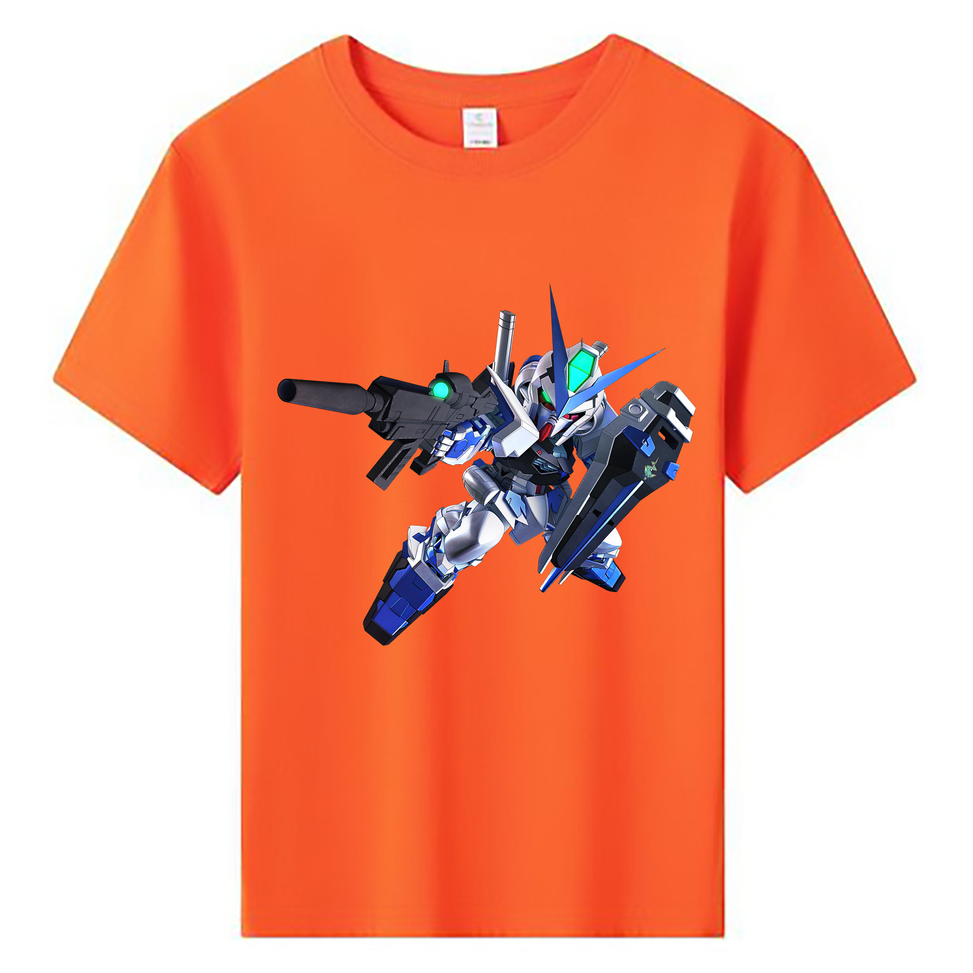 （画像用） 機動戦士ガンダム Mobile Suit Gundam 綿100％キッズTシャツ（フロントプリント）
