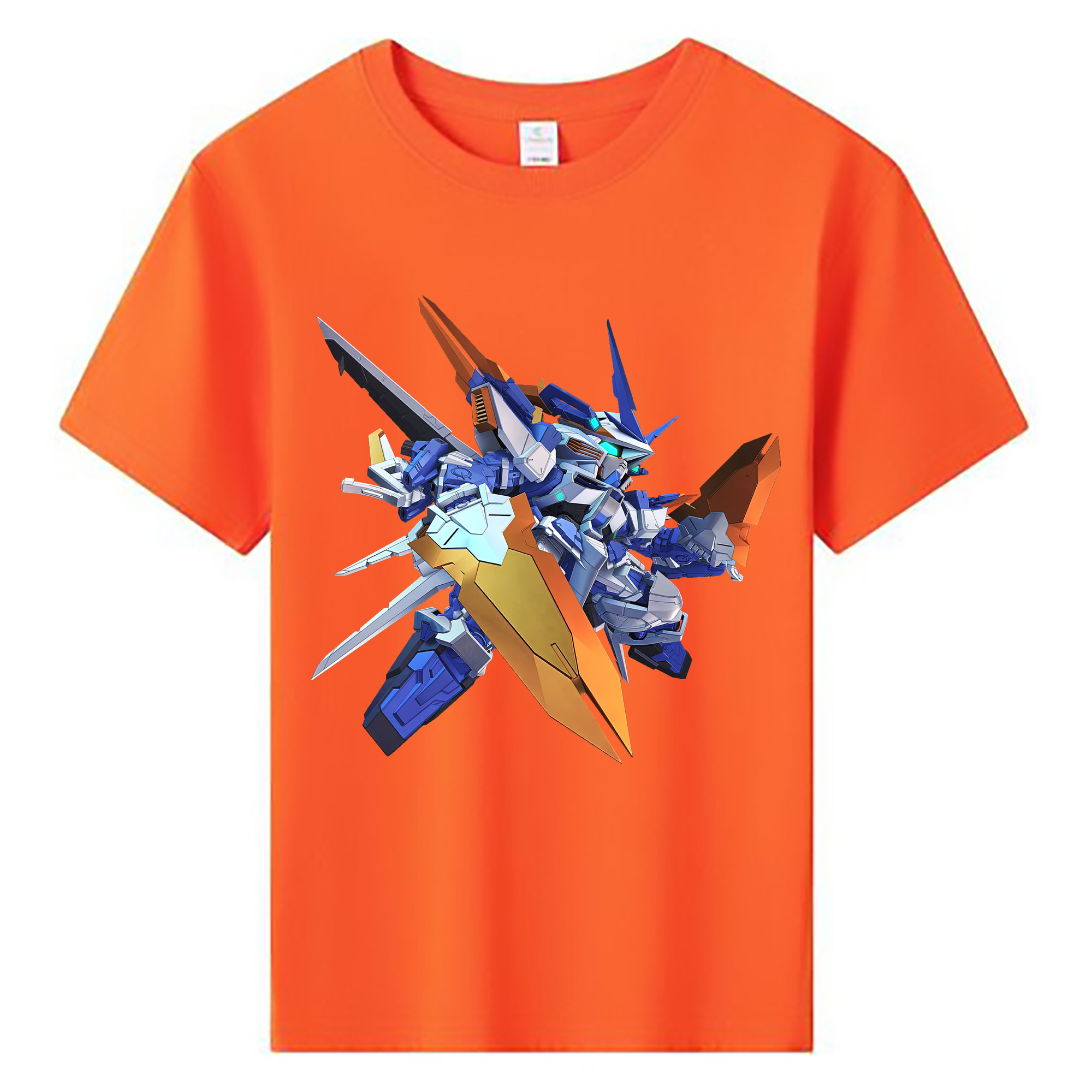 （画像用） 機動戦士ガンダム Mobile Suit Gundam 綿100％キッズTシャツ（フロントプリント）