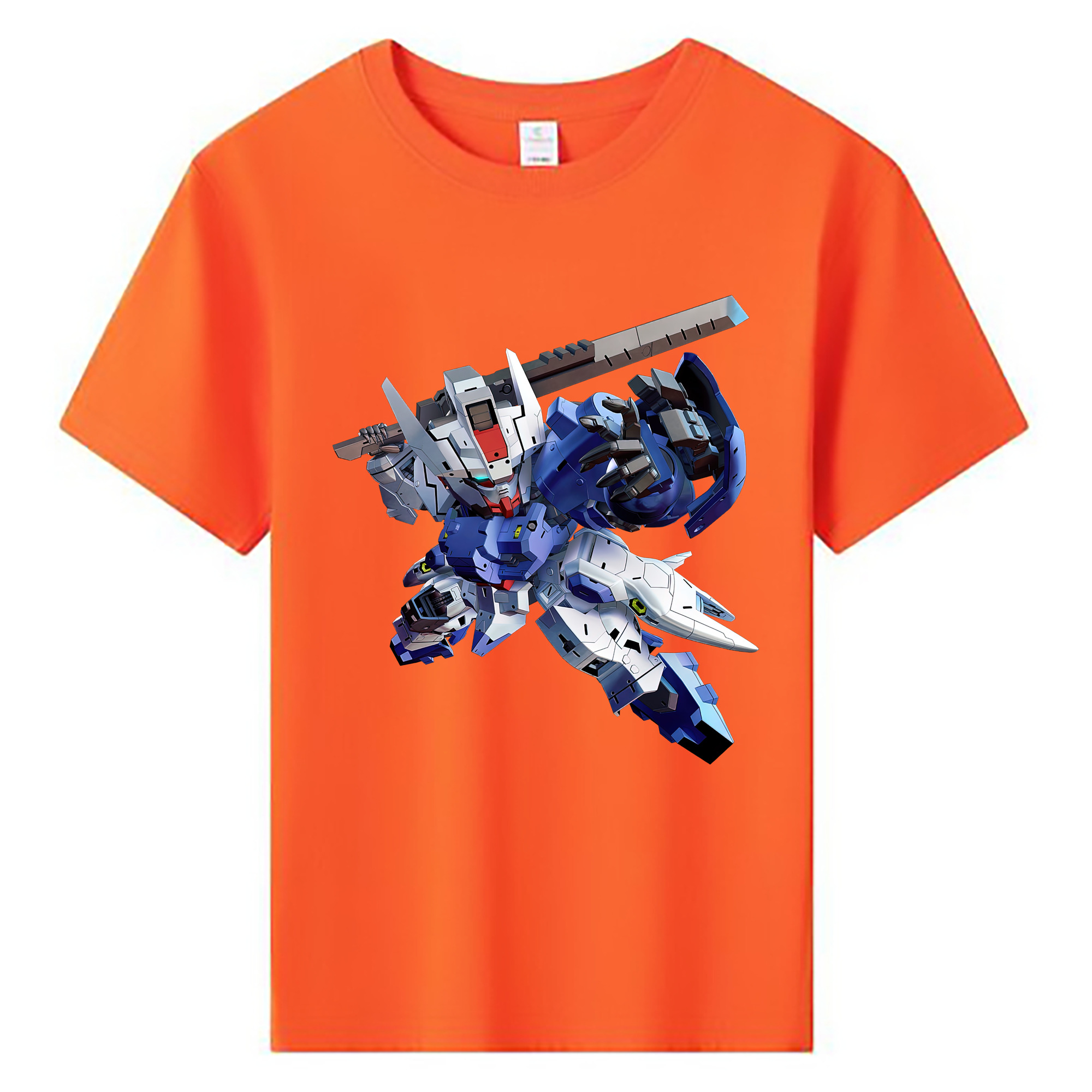 （画像用） 機動戦士ガンダム Mobile Suit Gundam 綿100％キッズTシャツ（フロントプリント）