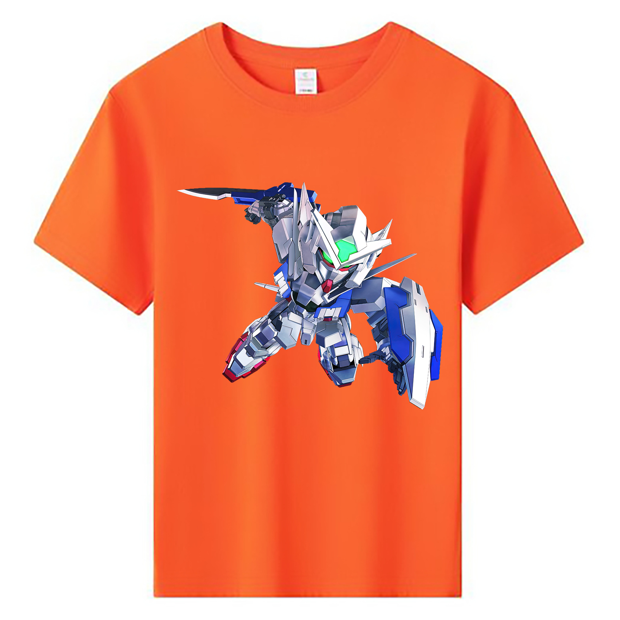 （画像用） 機動戦士ガンダム Mobile Suit Gundam 綿100％キッズTシャツ（フロントプリント）