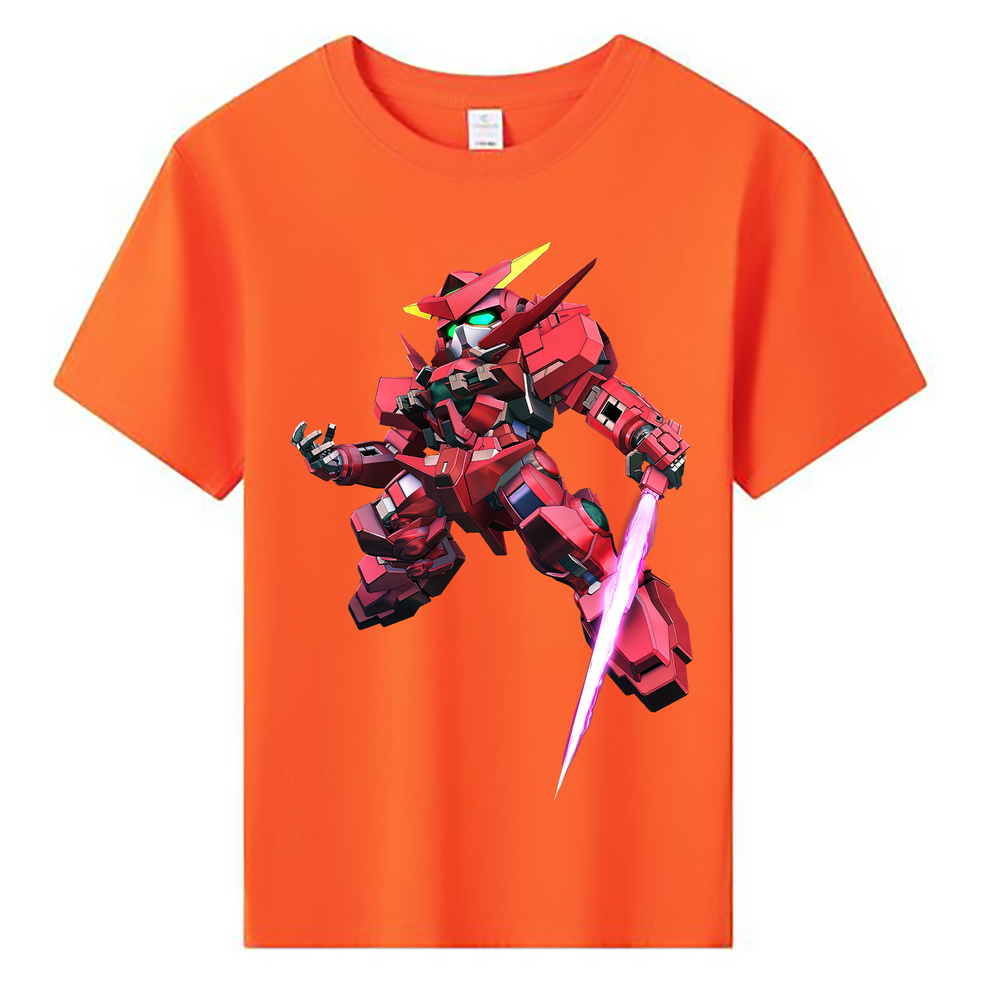 （画像用） 機動戦士ガンダム Mobile Suit Gundam 綿100％キッズTシャツ（フロントプリント）