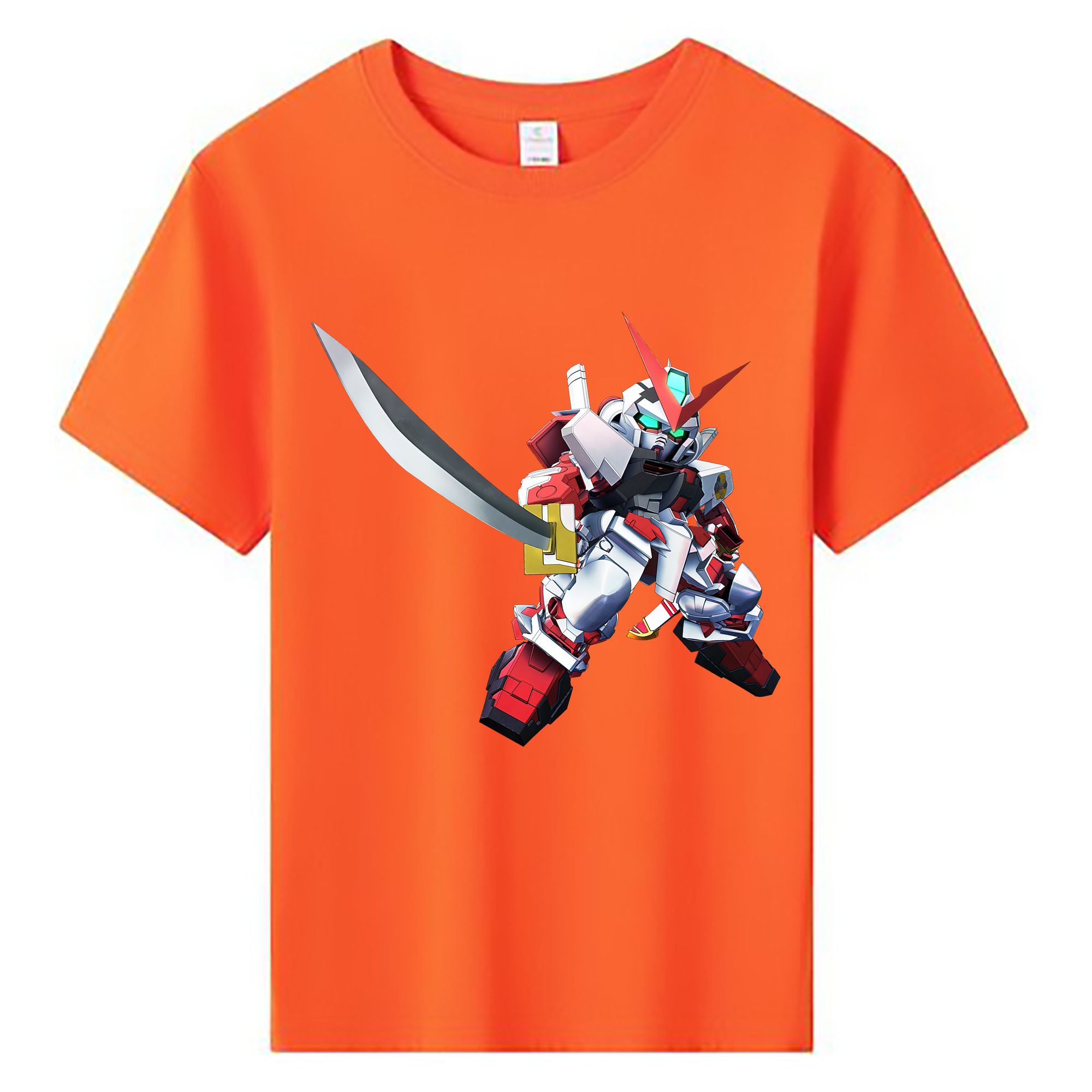 （画像用） 機動戦士ガンダム Mobile Suit Gundam 綿100％キッズTシャツ（フロントプリント）