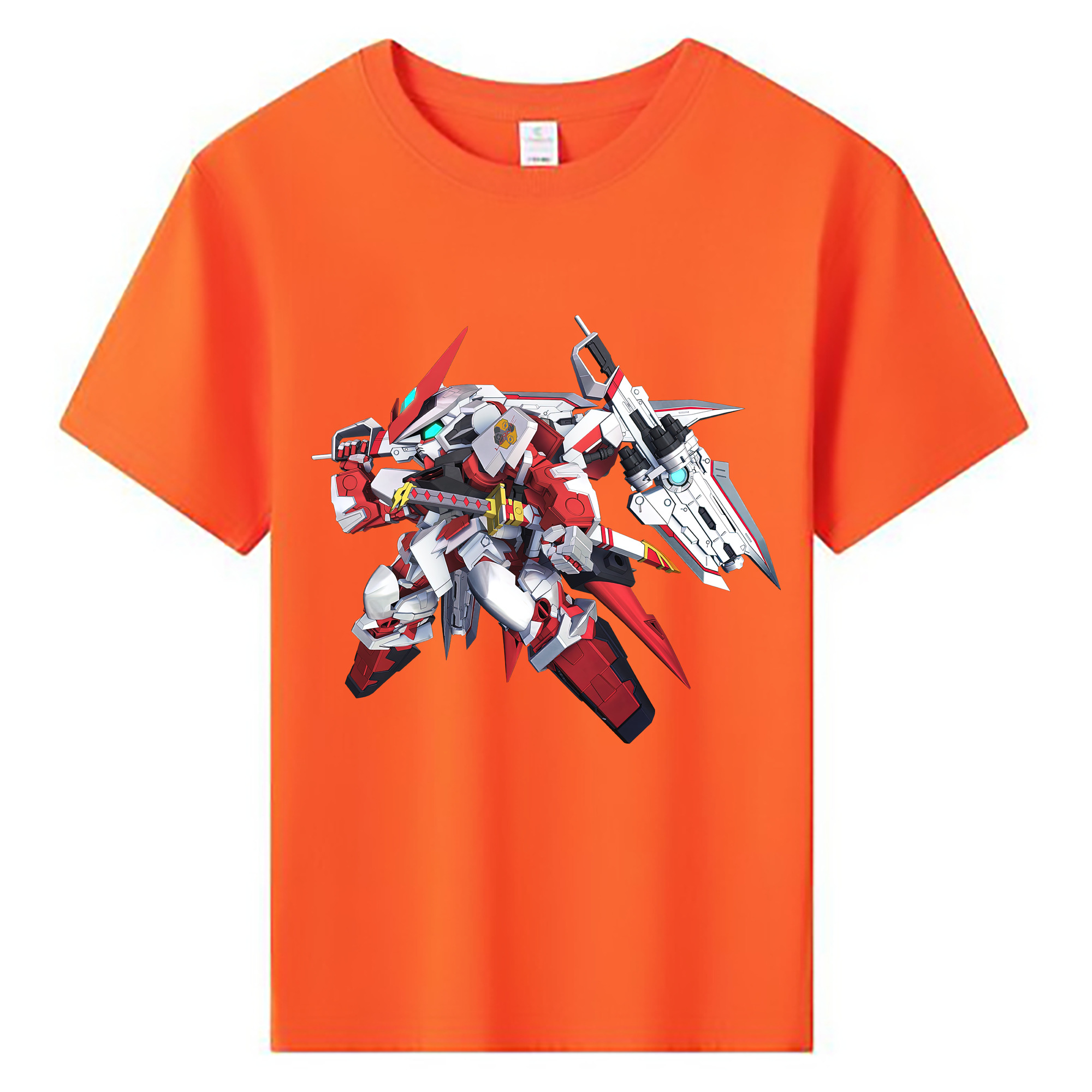 （画像用） 機動戦士ガンダム Mobile Suit Gundam 綿100％キッズTシャツ（フロントプリント）