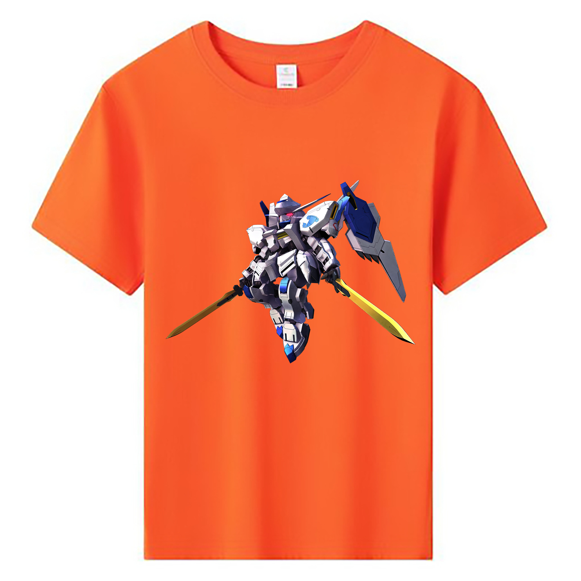 （画像用） 機動戦士ガンダム Mobile Suit Gundam 綿100％キッズTシャツ（フロントプリント）