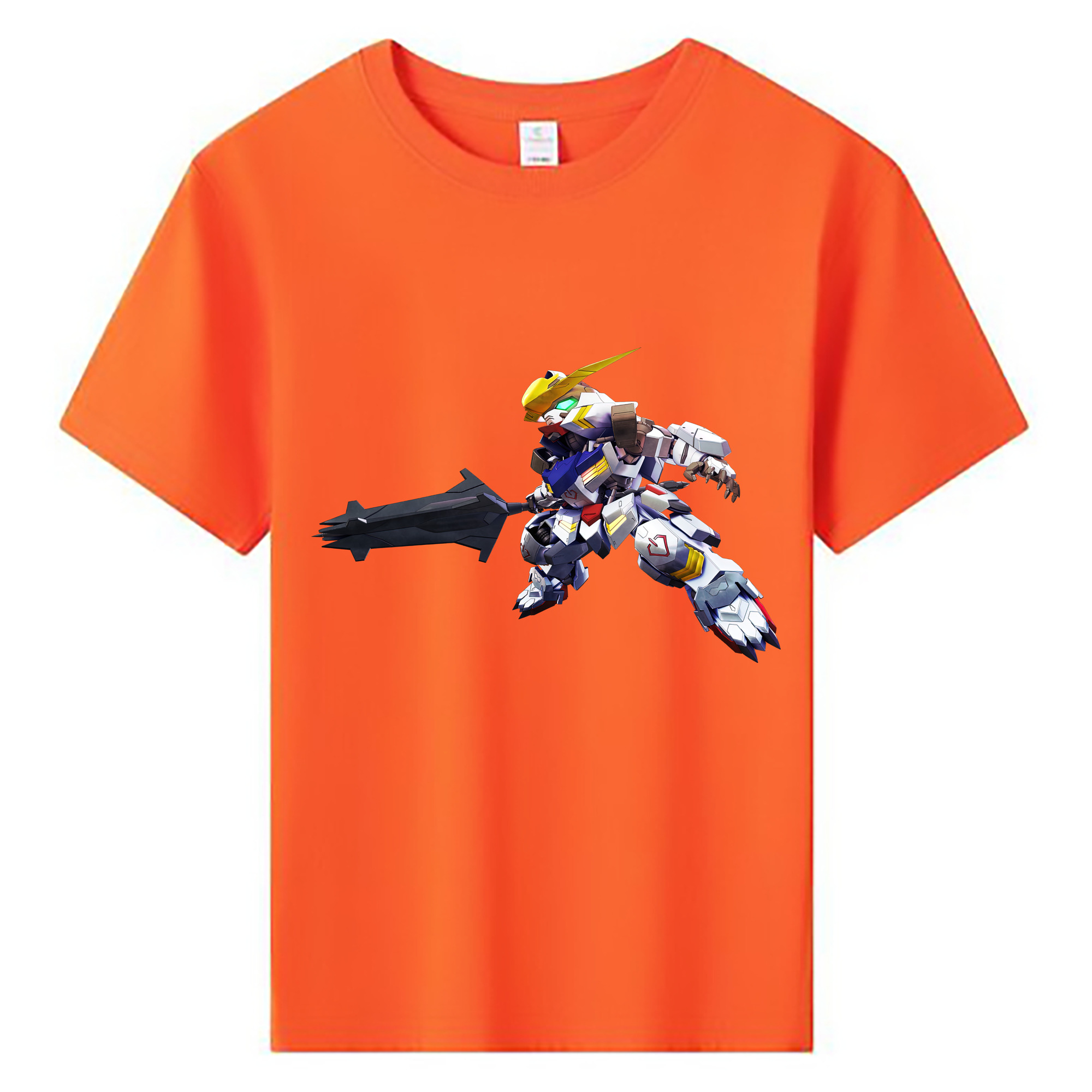 （画像用） 機動戦士ガンダム Mobile Suit Gundam 綿100％キッズTシャツ（フロントプリント）
