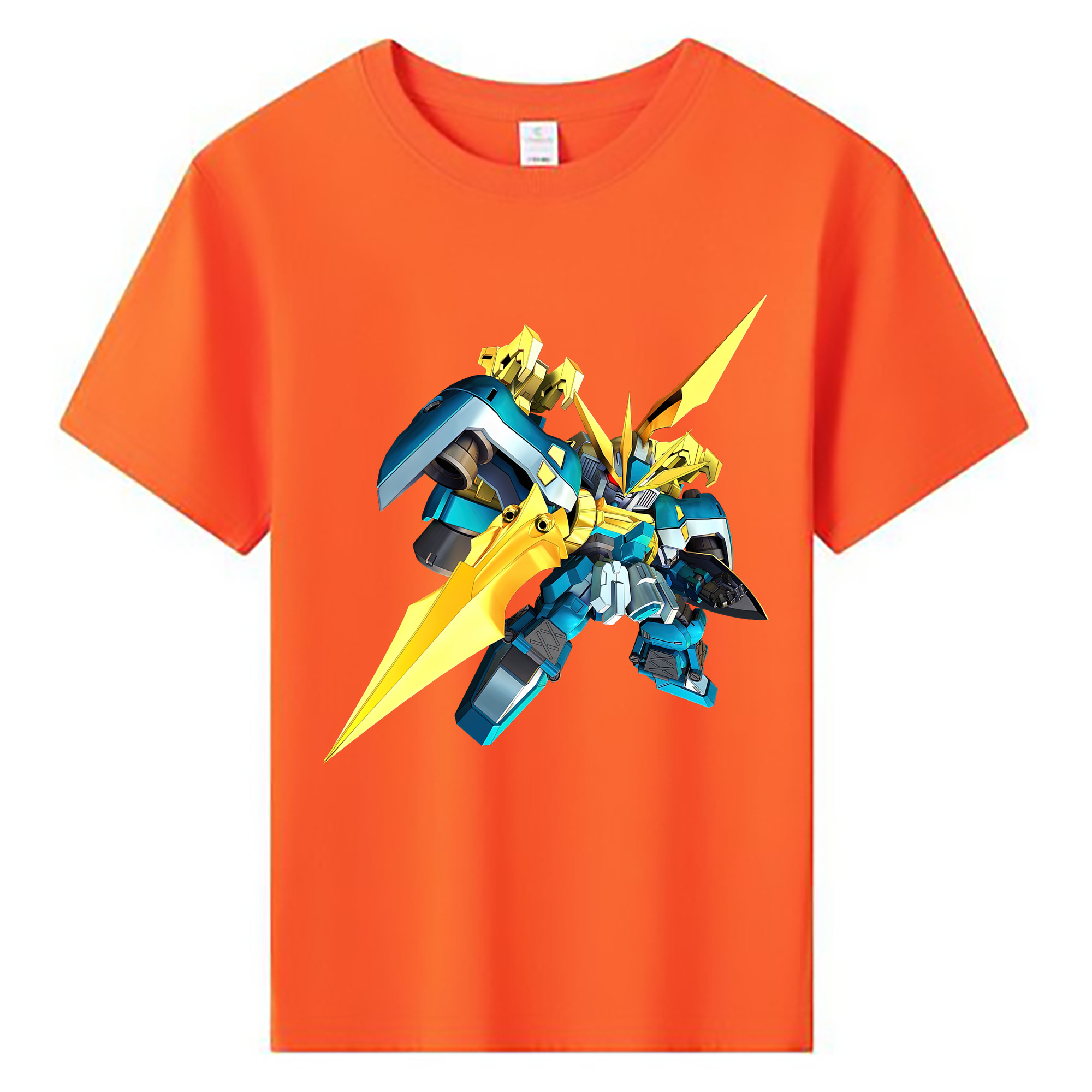 （画像用） 機動戦士ガンダム Mobile Suit Gundam 綿100％キッズTシャツ（フロントプリント）