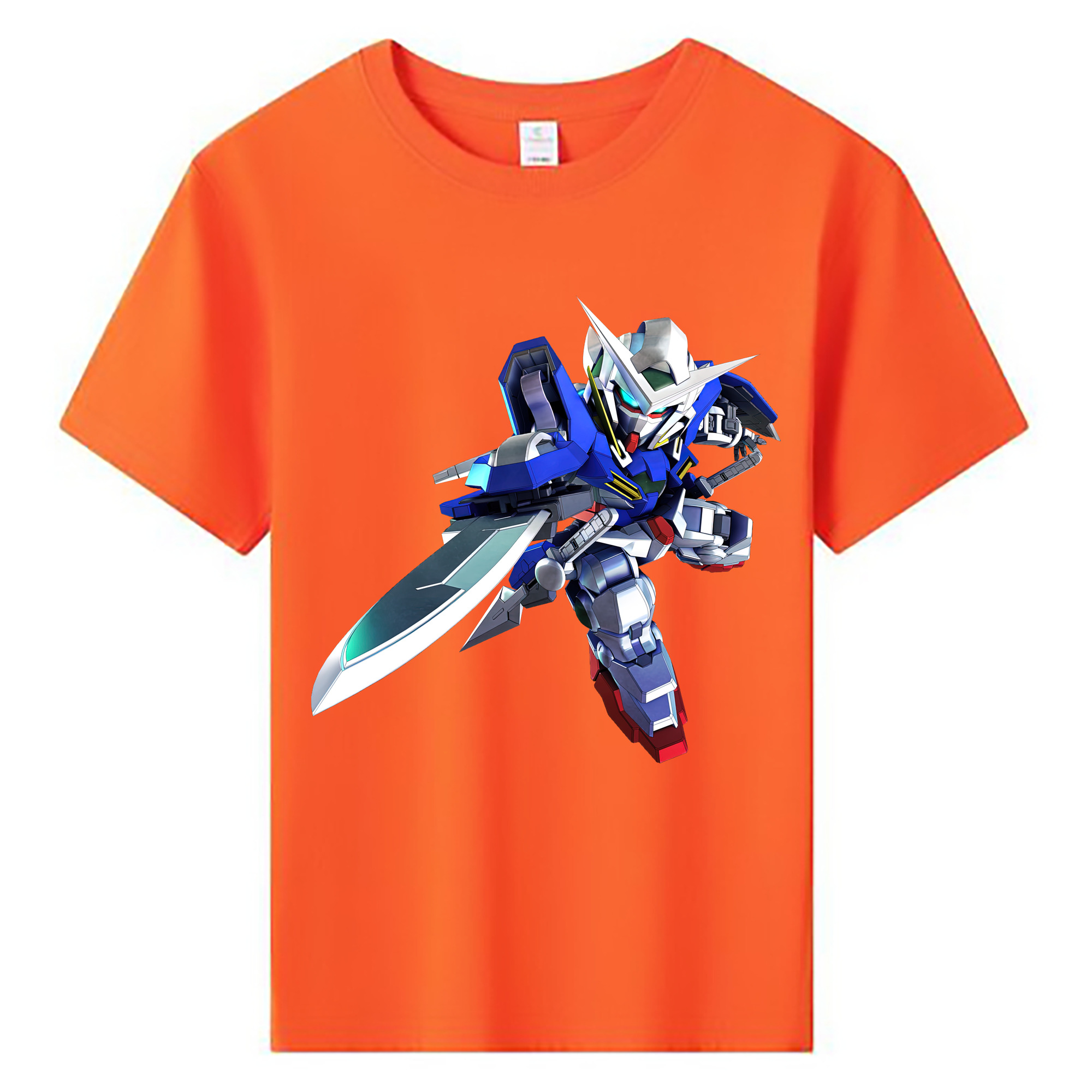 （画像用） 機動戦士ガンダム Mobile Suit Gundam 綿100％キッズTシャツ（フロントプリント）