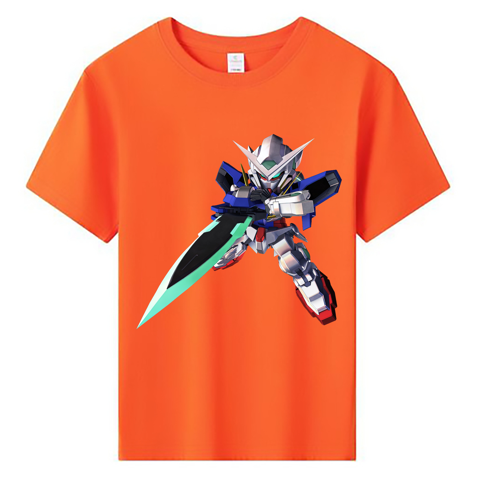 （画像用） 機動戦士ガンダム Mobile Suit Gundam 綿100％キッズTシャツ（フロントプリント）