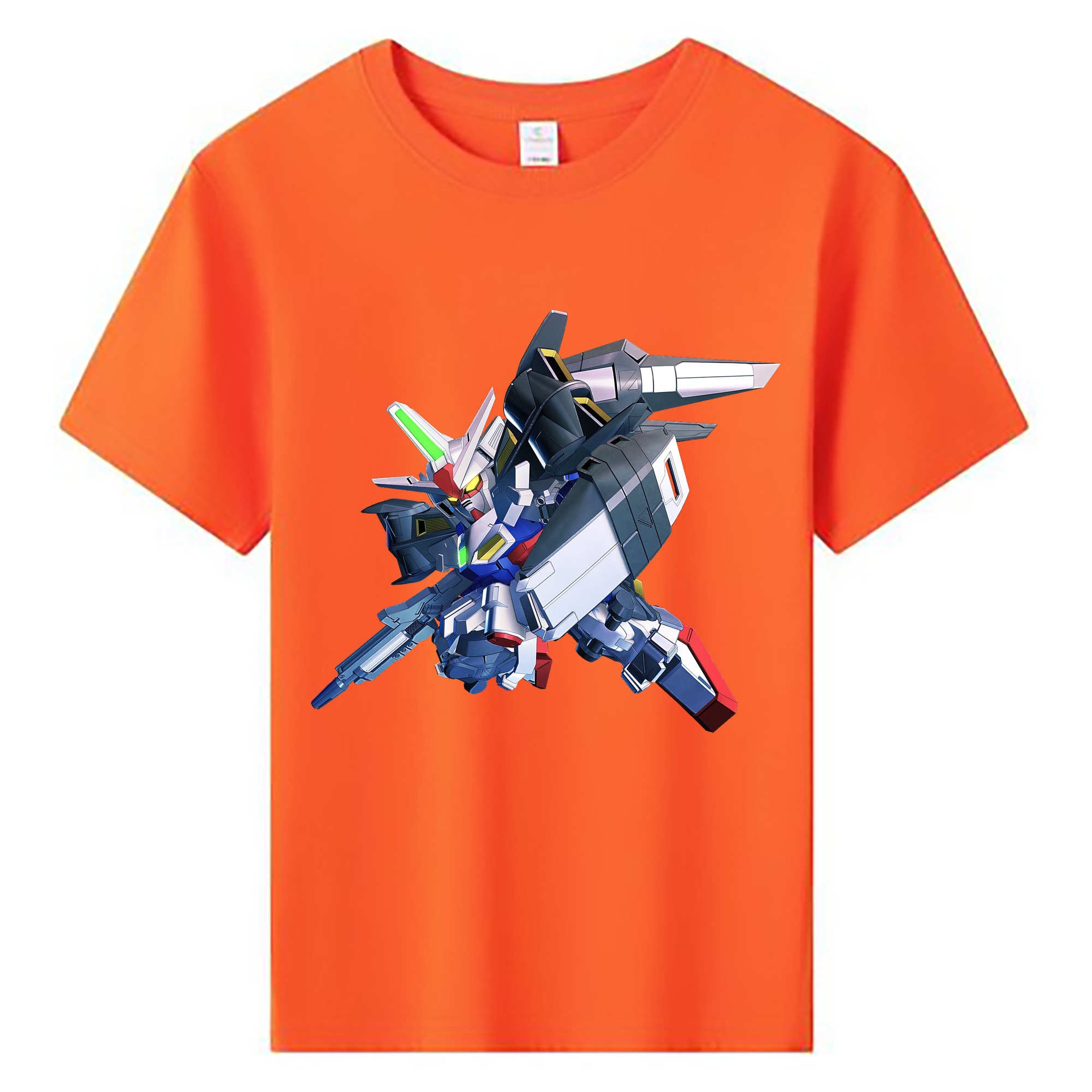 （画像用） 機動戦士ガンダム Mobile Suit Gundam 綿100％キッズTシャツ（フロントプリント）