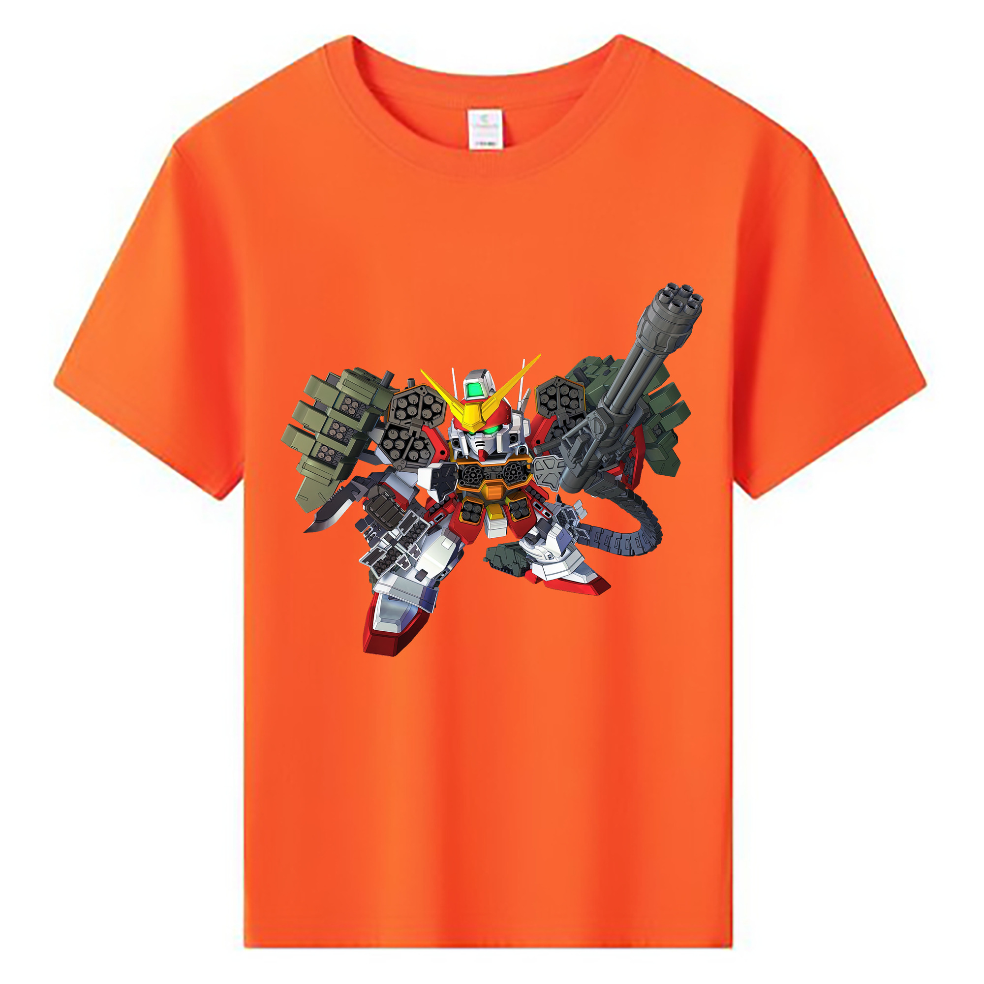 （画像用） 機動戦士ガンダム Mobile Suit Gundam 綿100％キッズTシャツ（フロントプリント）