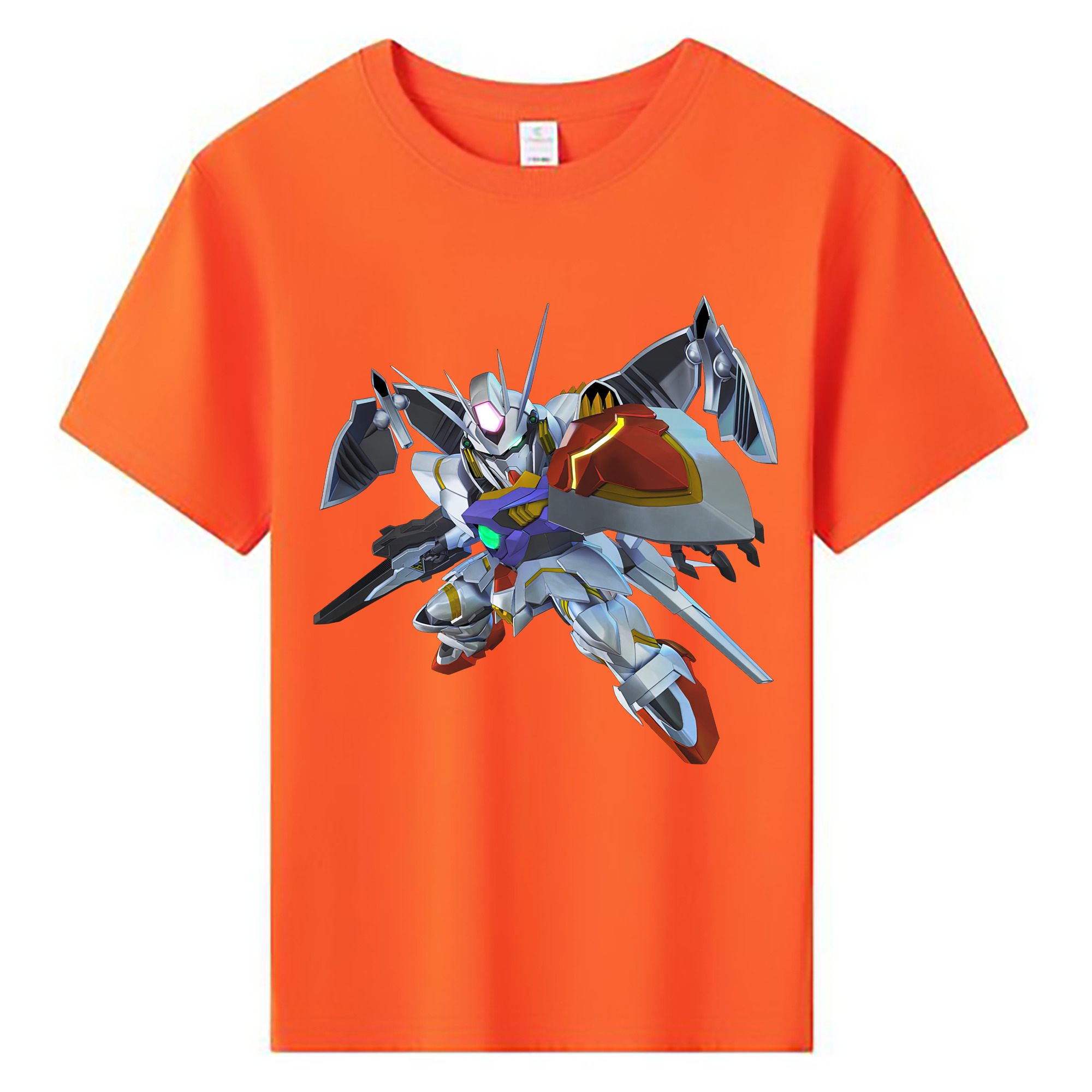 （画像用） 機動戦士ガンダム Mobile Suit Gundam 綿100％キッズTシャツ（フロントプリント）