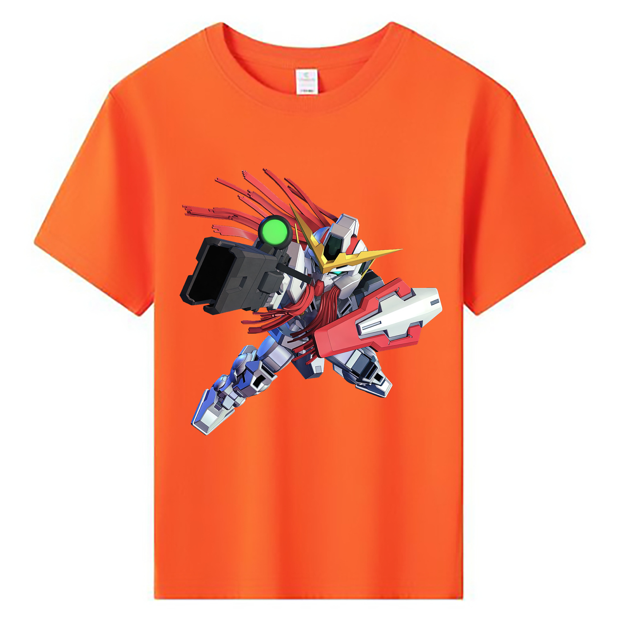 （画像用） 機動戦士ガンダム Mobile Suit Gundam 綿100％キッズTシャツ（フロントプリント）