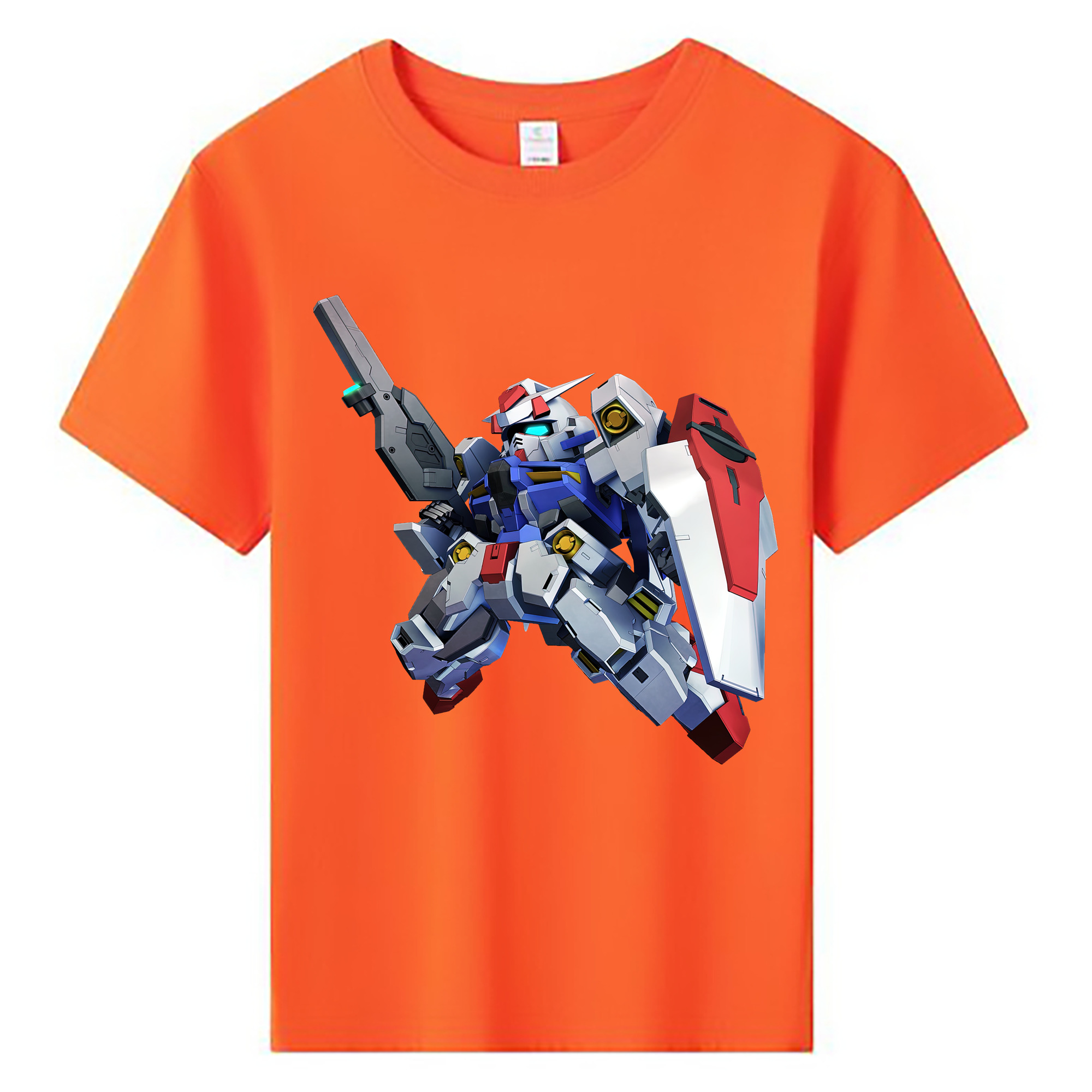 （画像用） 機動戦士ガンダム Mobile Suit Gundam 綿100％キッズTシャツ（フロントプリント）