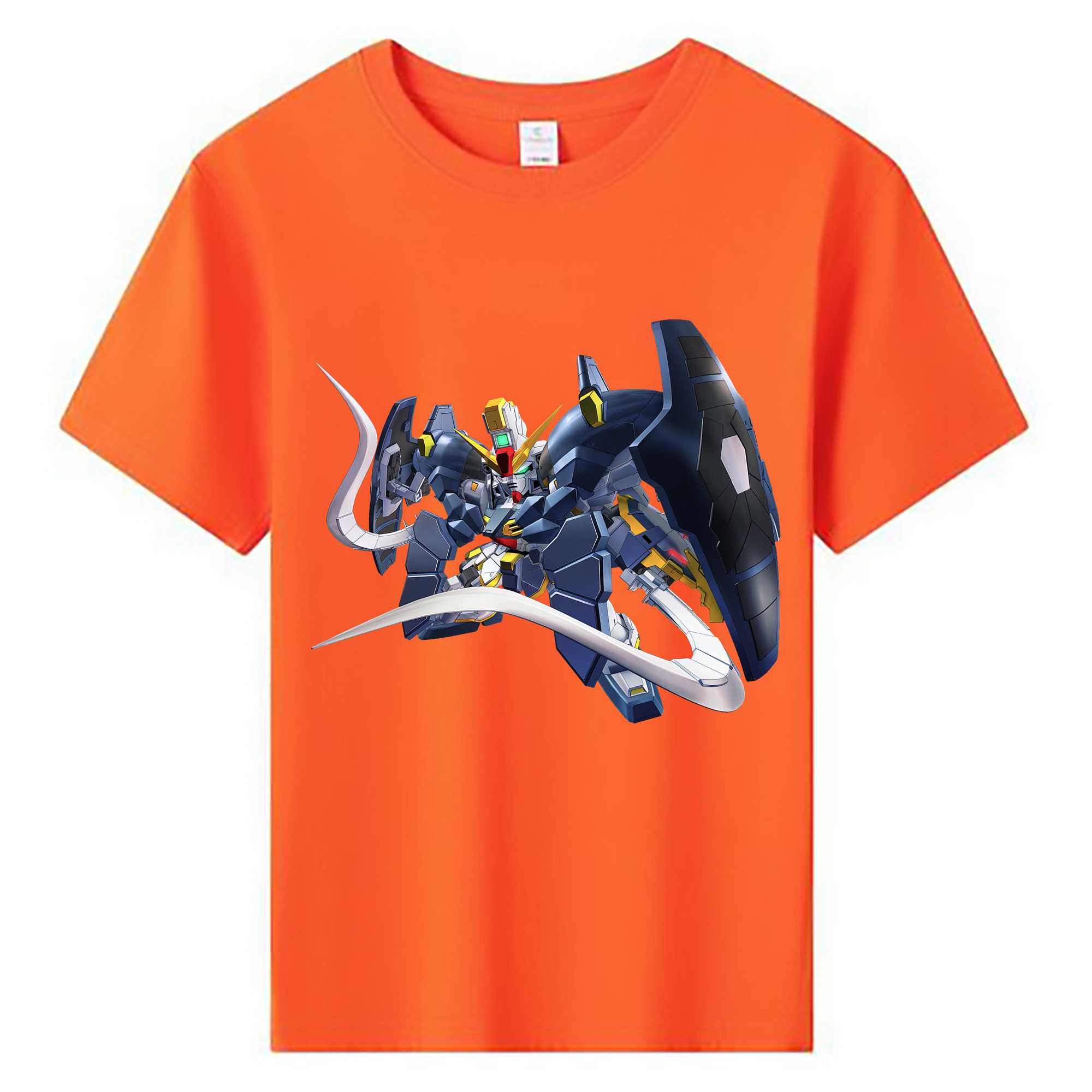 （画像用） 機動戦士ガンダム Mobile Suit Gundam 綿100％キッズTシャツ（フロントプリント）