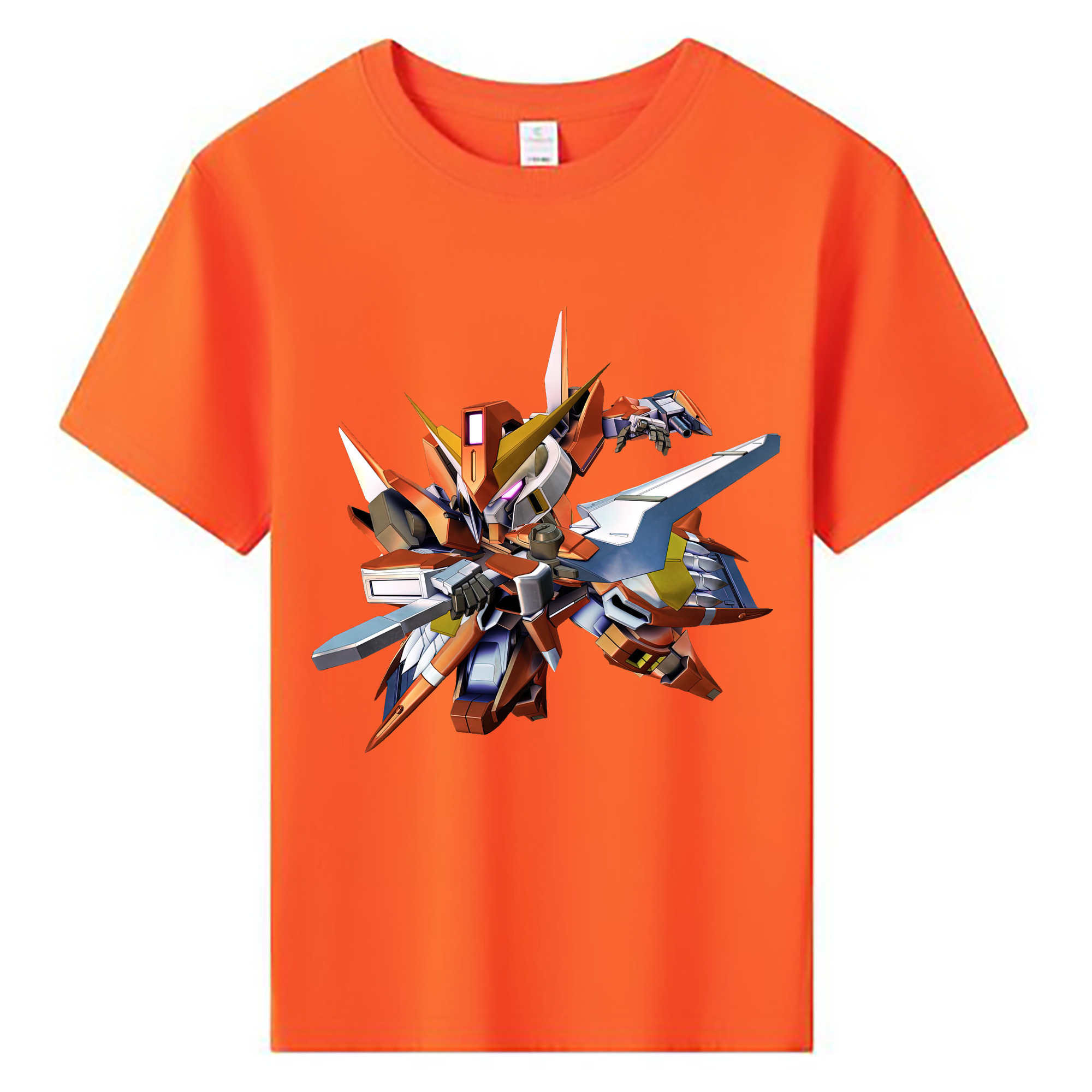（画像用） 機動戦士ガンダム Mobile Suit Gundam 綿100％キッズTシャツ（フロントプリント）