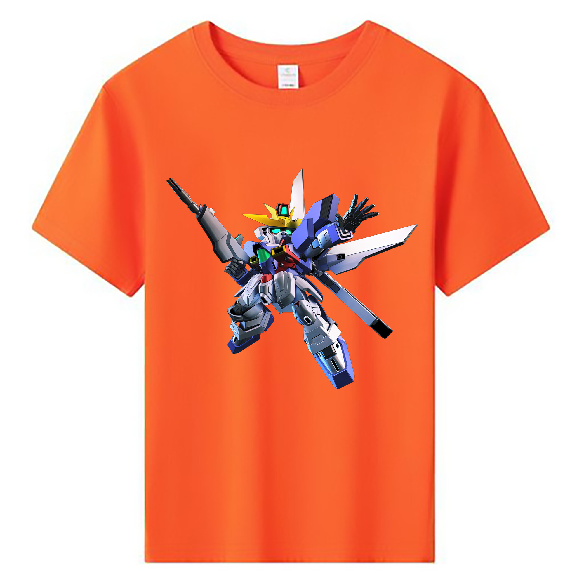 （画像用） 機動戦士ガンダム Mobile Suit Gundam 綿100％キッズTシャツ（フロントプリント）