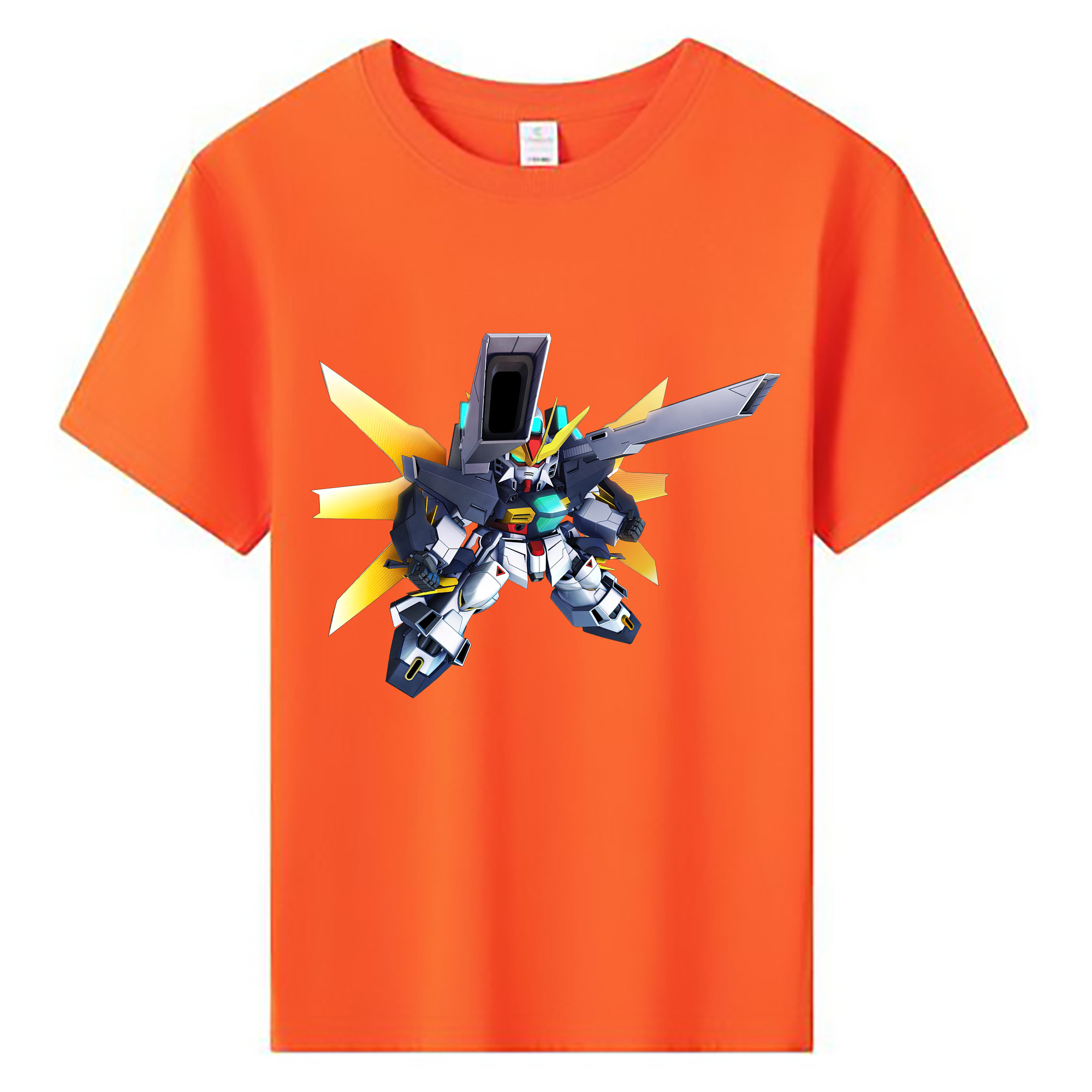 （画像用） 機動戦士ガンダム Mobile Suit Gundam 綿100％キッズTシャツ（フロントプリント）