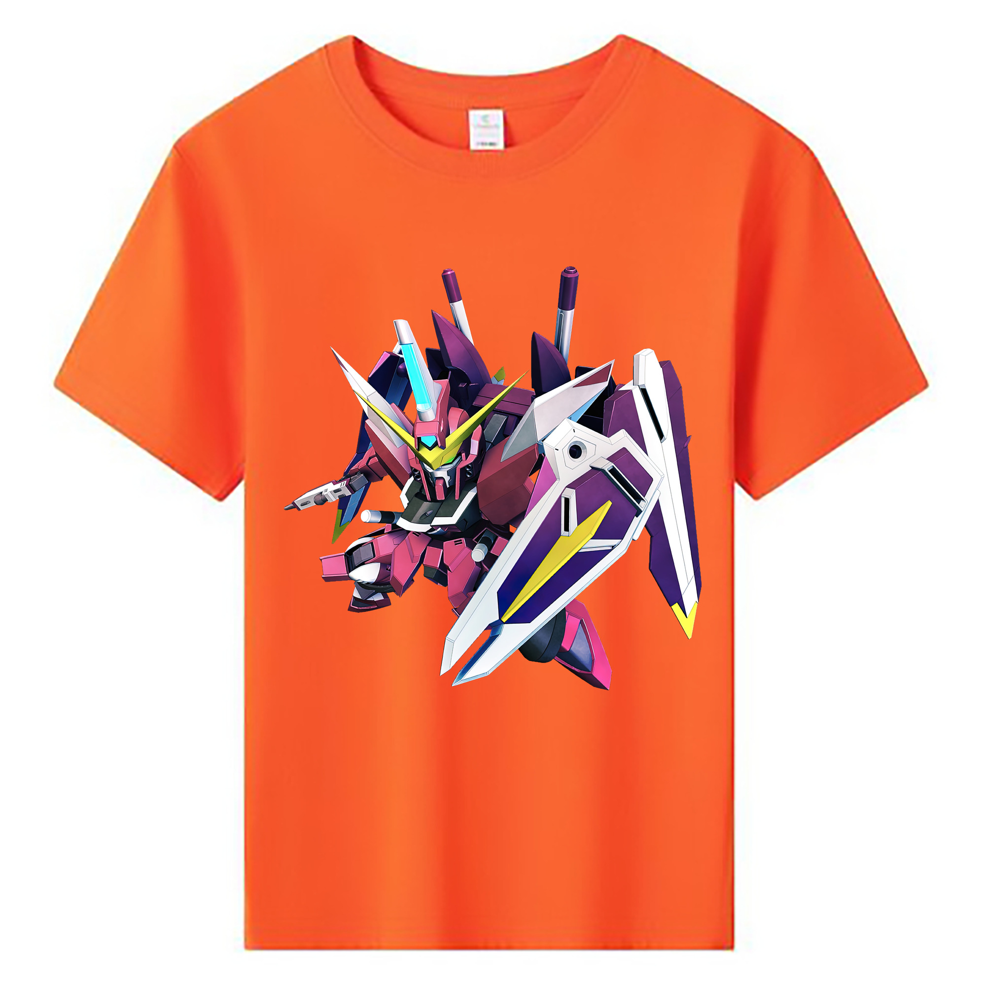 （画像用） 機動戦士ガンダム Mobile Suit Gundam 綿100％キッズTシャツ（フロントプリント）