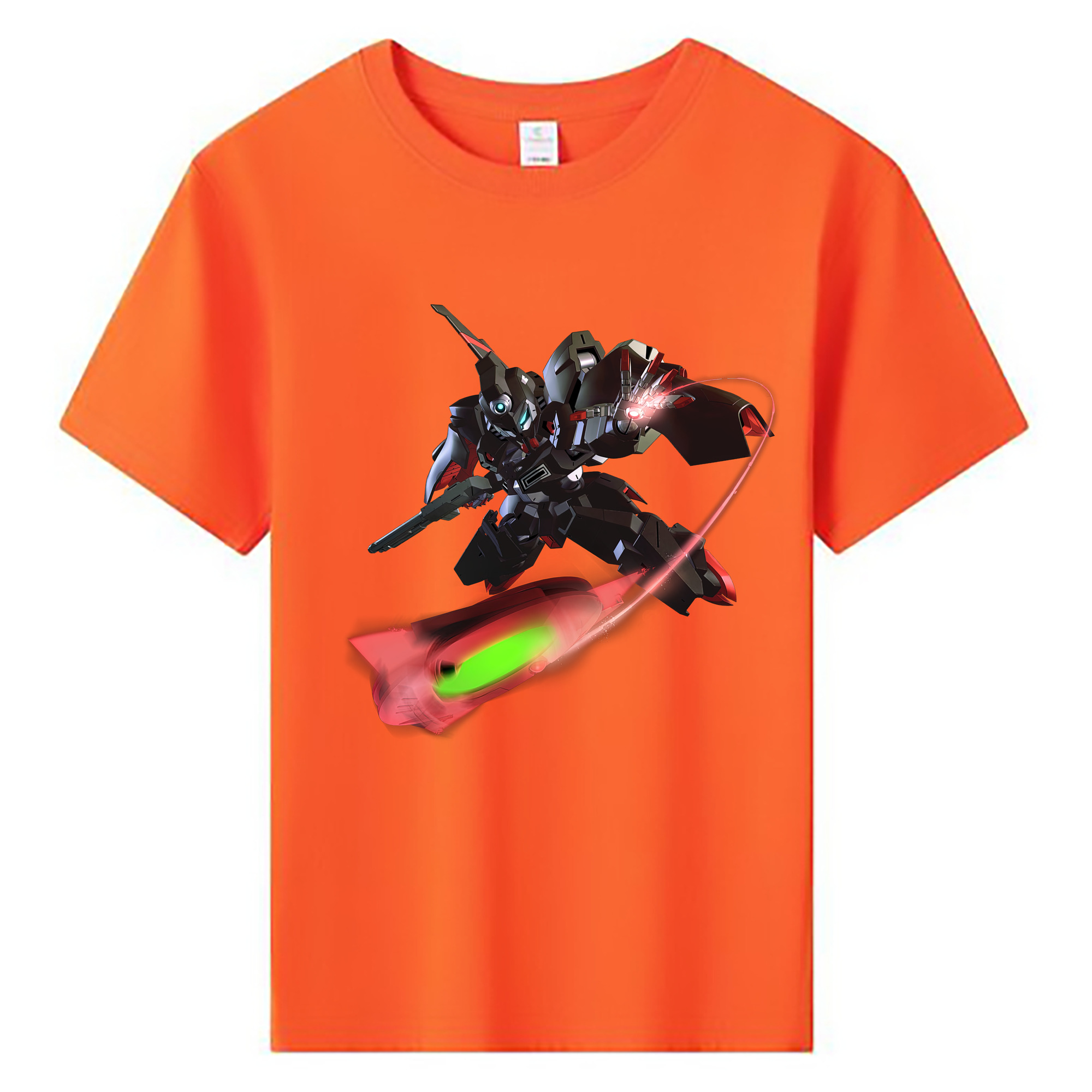 （画像用） 機動戦士ガンダム Mobile Suit Gundam 綿100％キッズTシャツ（フロントプリント）