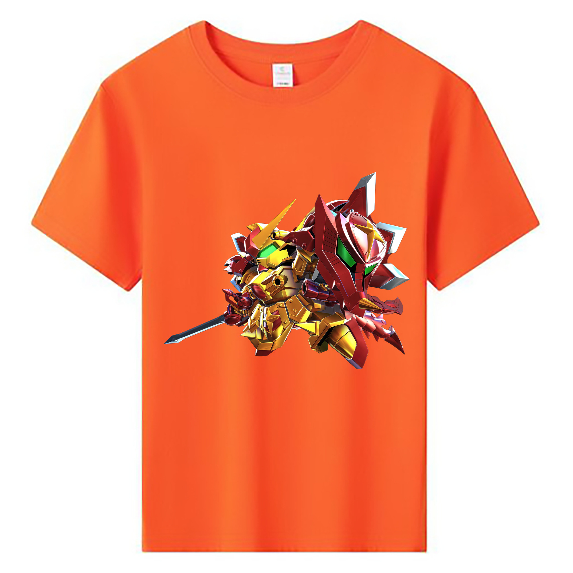 （画像用） 機動戦士ガンダム Mobile Suit Gundam 綿100％キッズTシャツ（フロントプリント）