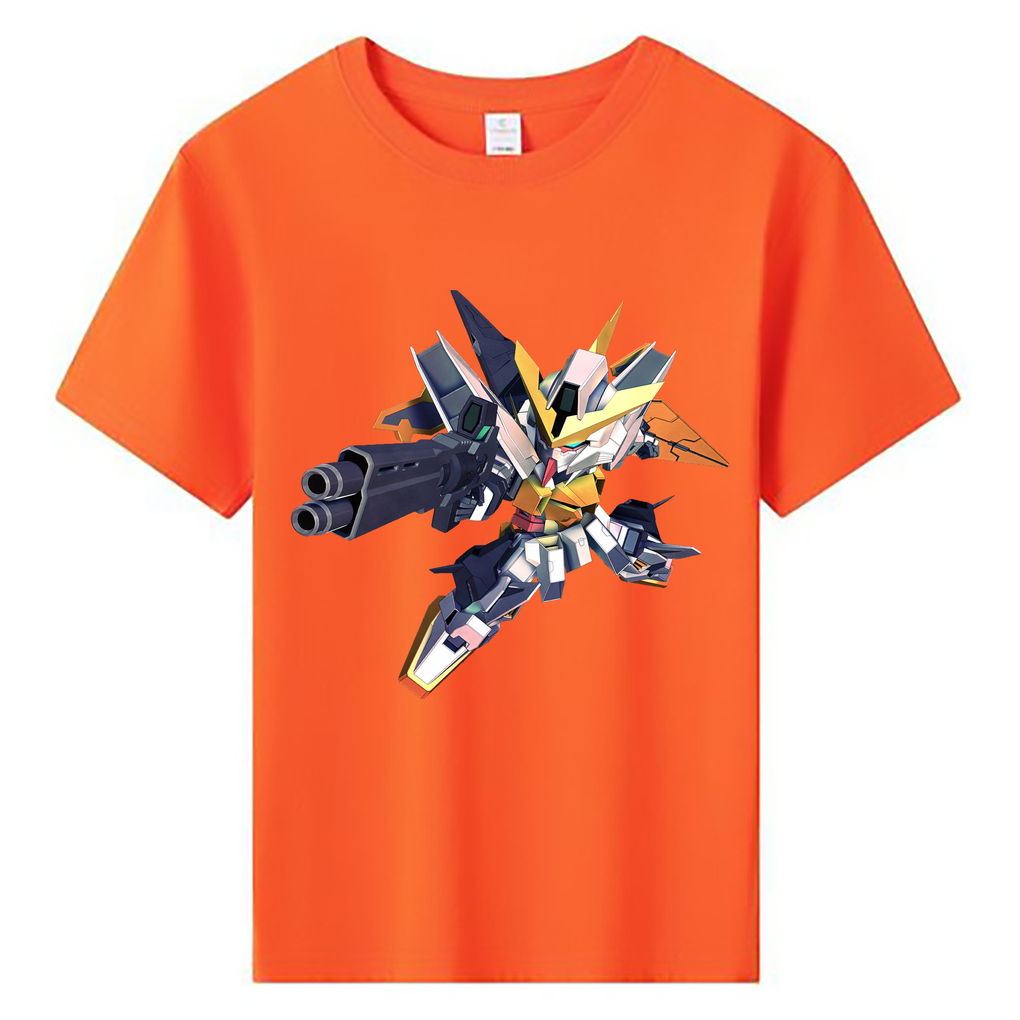 （画像用） 機動戦士ガンダム Mobile Suit Gundam 綿100％キッズTシャツ（フロントプリント）