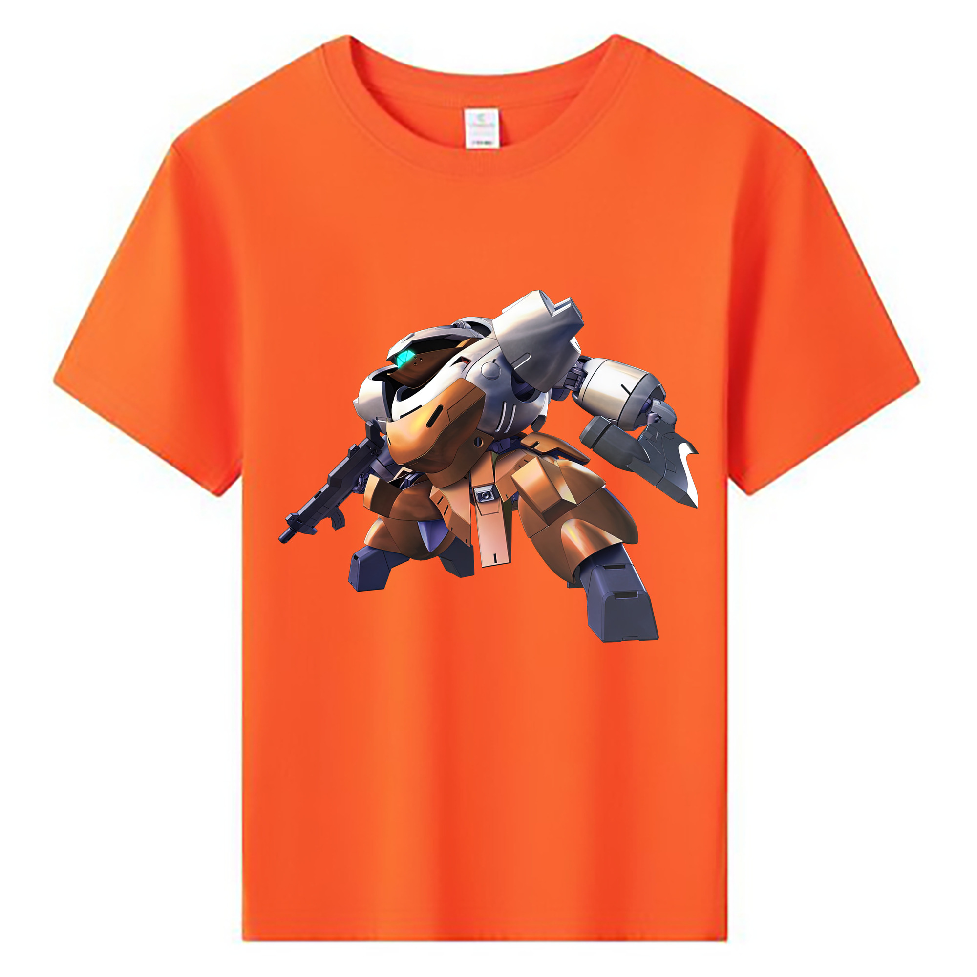 （画像用） 機動戦士ガンダム Mobile Suit Gundam 綿100％キッズTシャツ（フロントプリント）