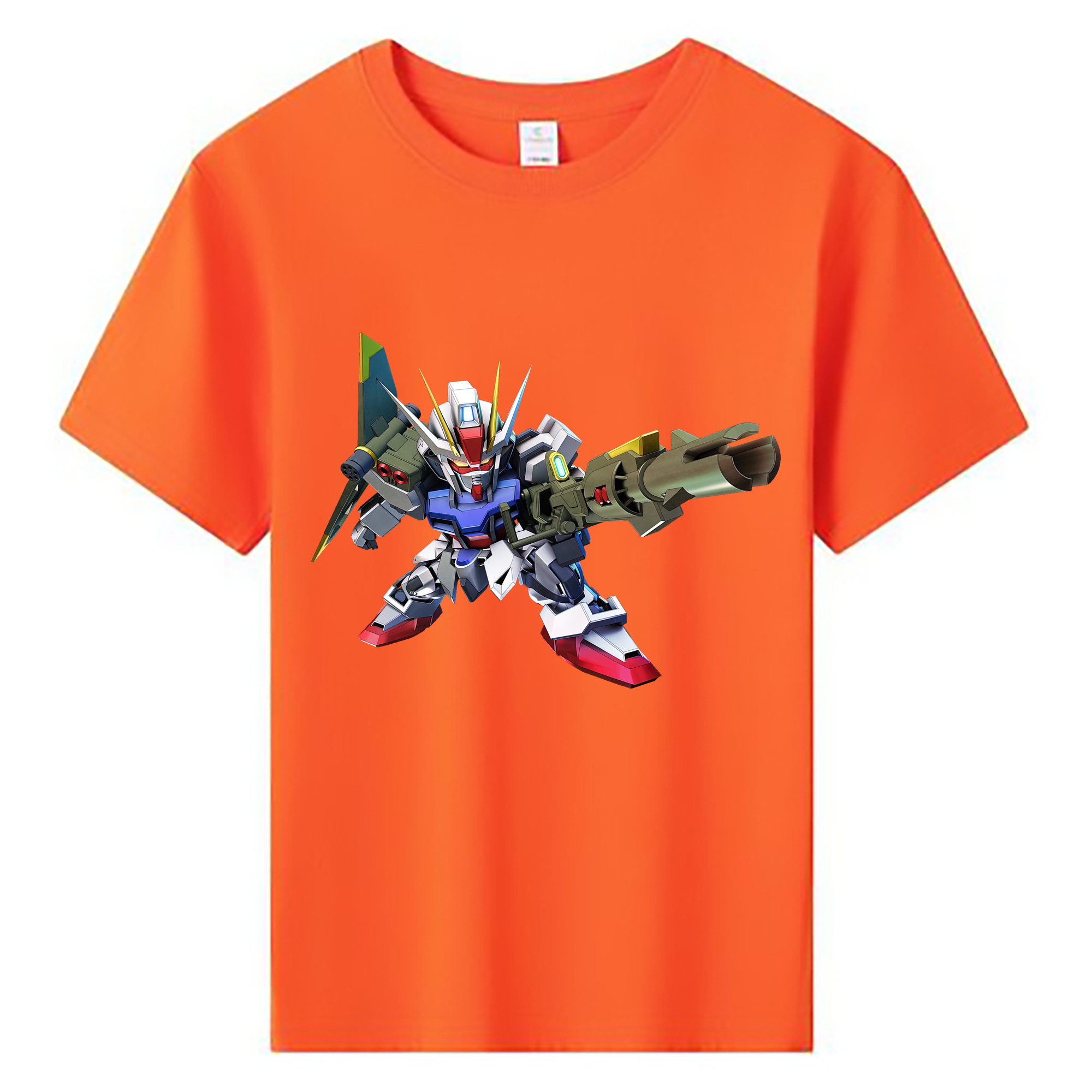 （画像用） 機動戦士ガンダム Mobile Suit Gundam 綿100％キッズTシャツ（フロントプリント）