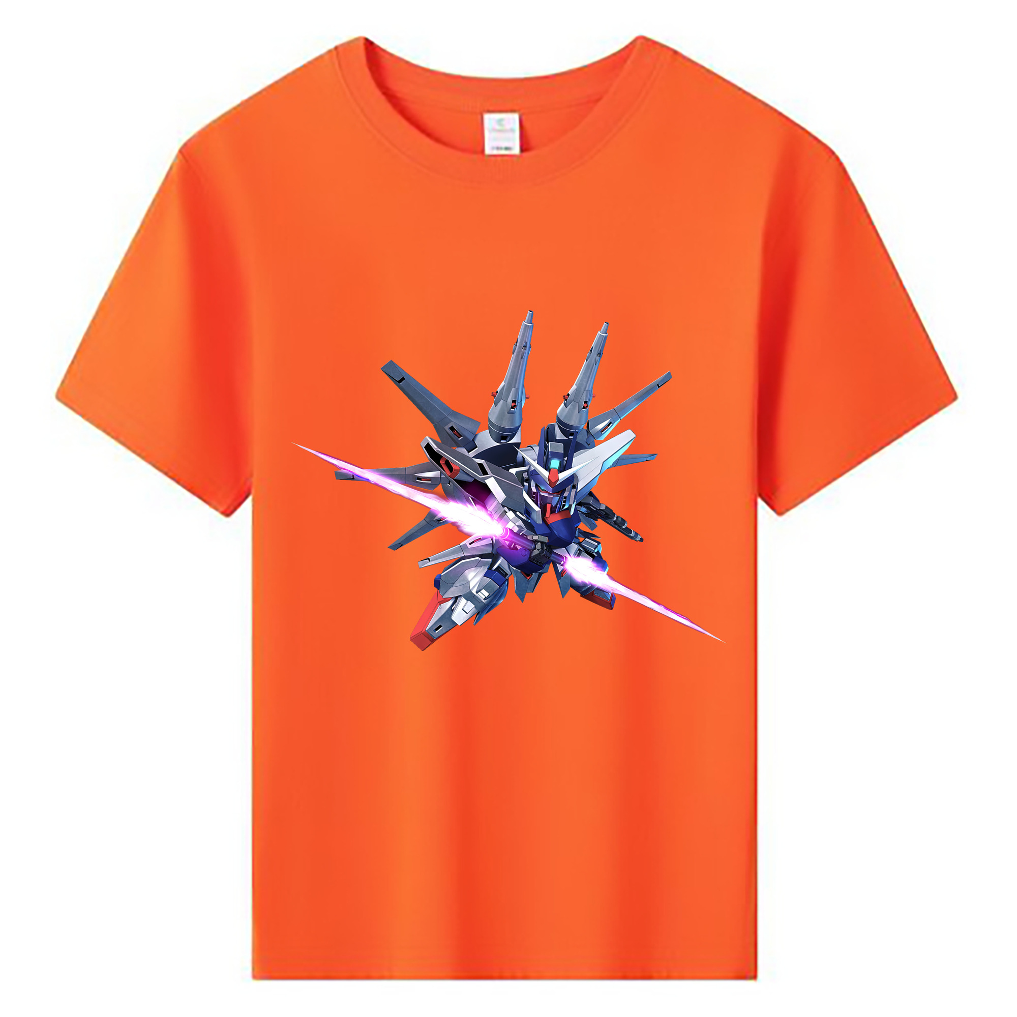 （画像用） 機動戦士ガンダム Mobile Suit Gundam 綿100％キッズTシャツ（フロントプリント）