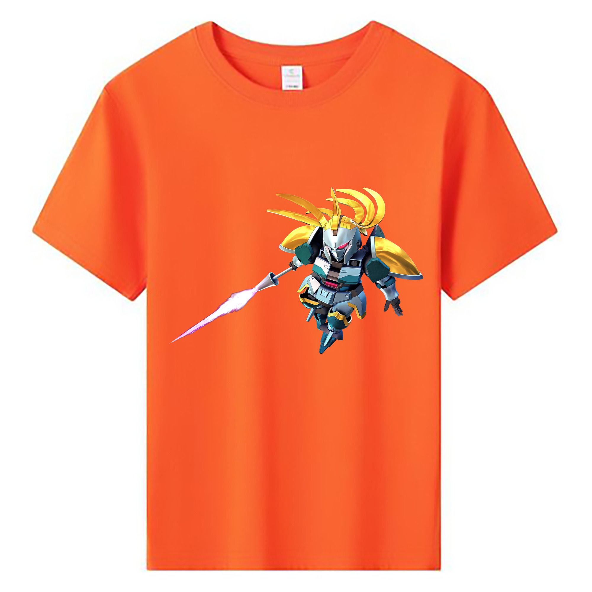 （画像用） 機動戦士ガンダム Mobile Suit Gundam 綿100％キッズTシャツ（フロントプリント）