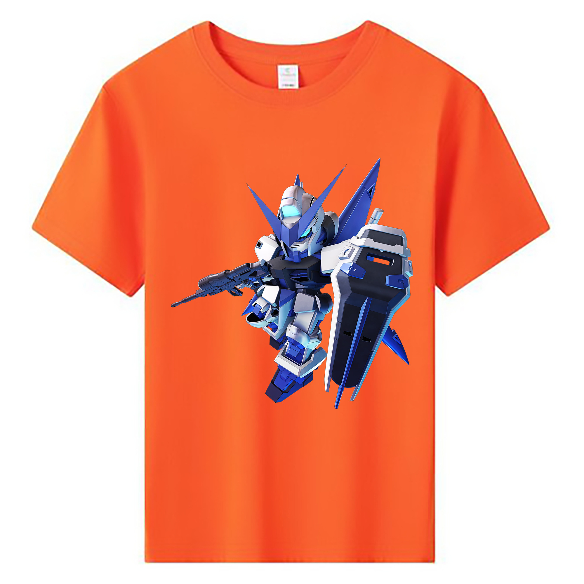 （画像用） 機動戦士ガンダム Mobile Suit Gundam 綿100％キッズTシャツ（フロントプリント）