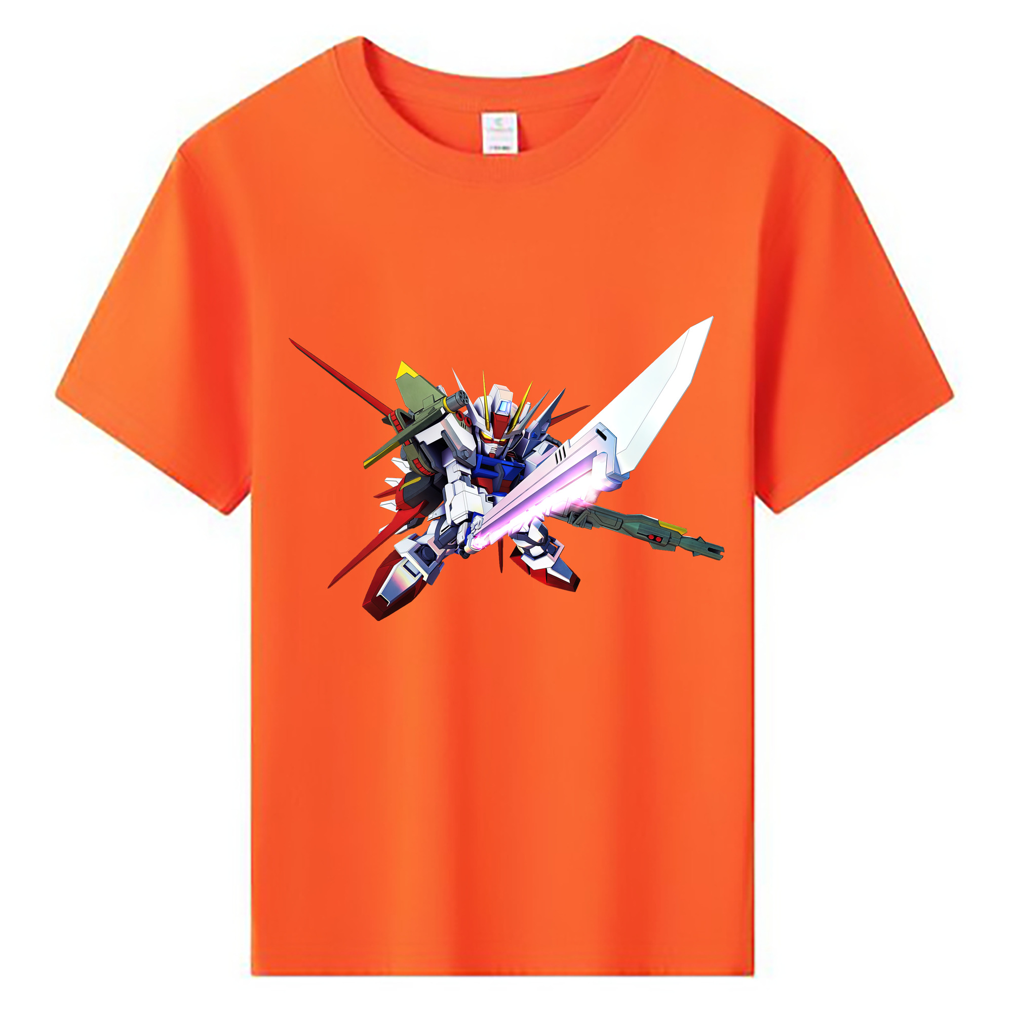 （画像用） 機動戦士ガンダム Mobile Suit Gundam 綿100％キッズTシャツ（フロントプリント）