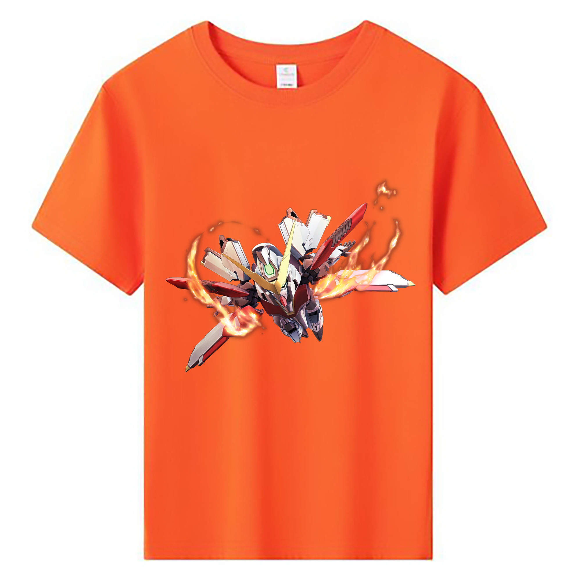 （画像用） 機動戦士ガンダム Mobile Suit Gundam 綿100％キッズTシャツ（フロントプリント）
