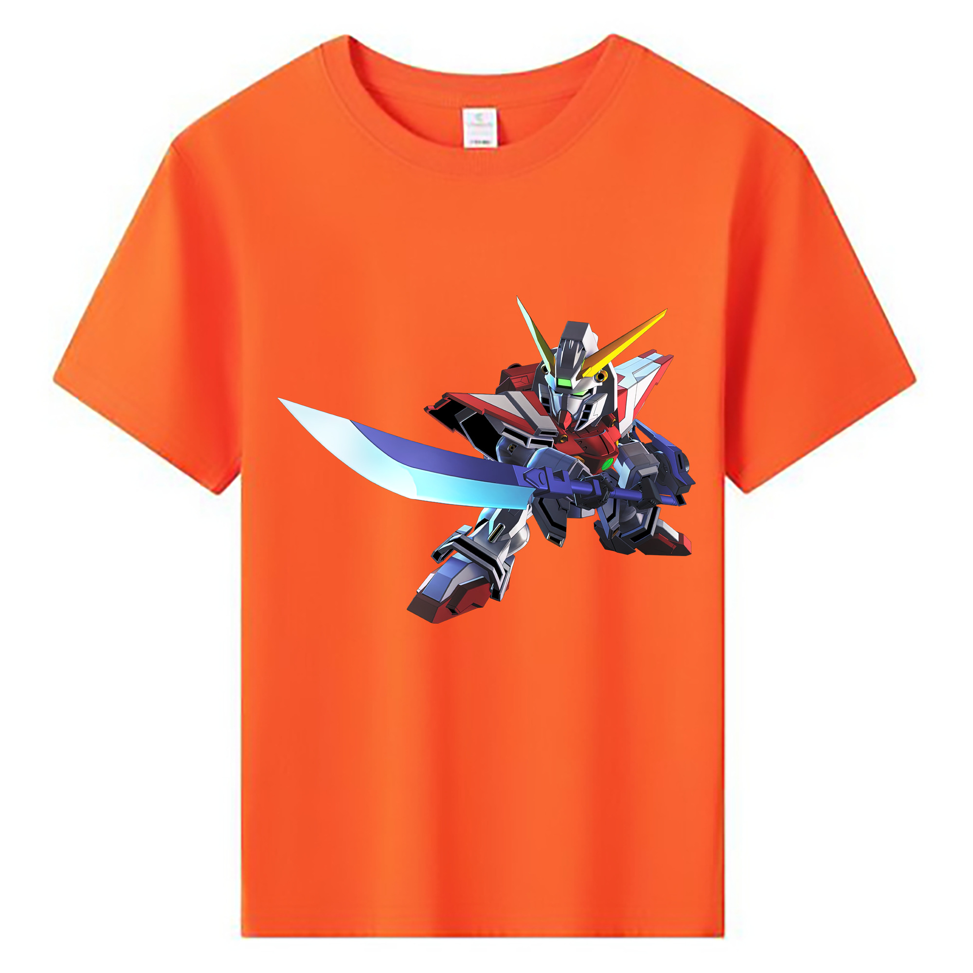 （画像用） 機動戦士ガンダム Mobile Suit Gundam 綿100％キッズTシャツ（フロントプリント）