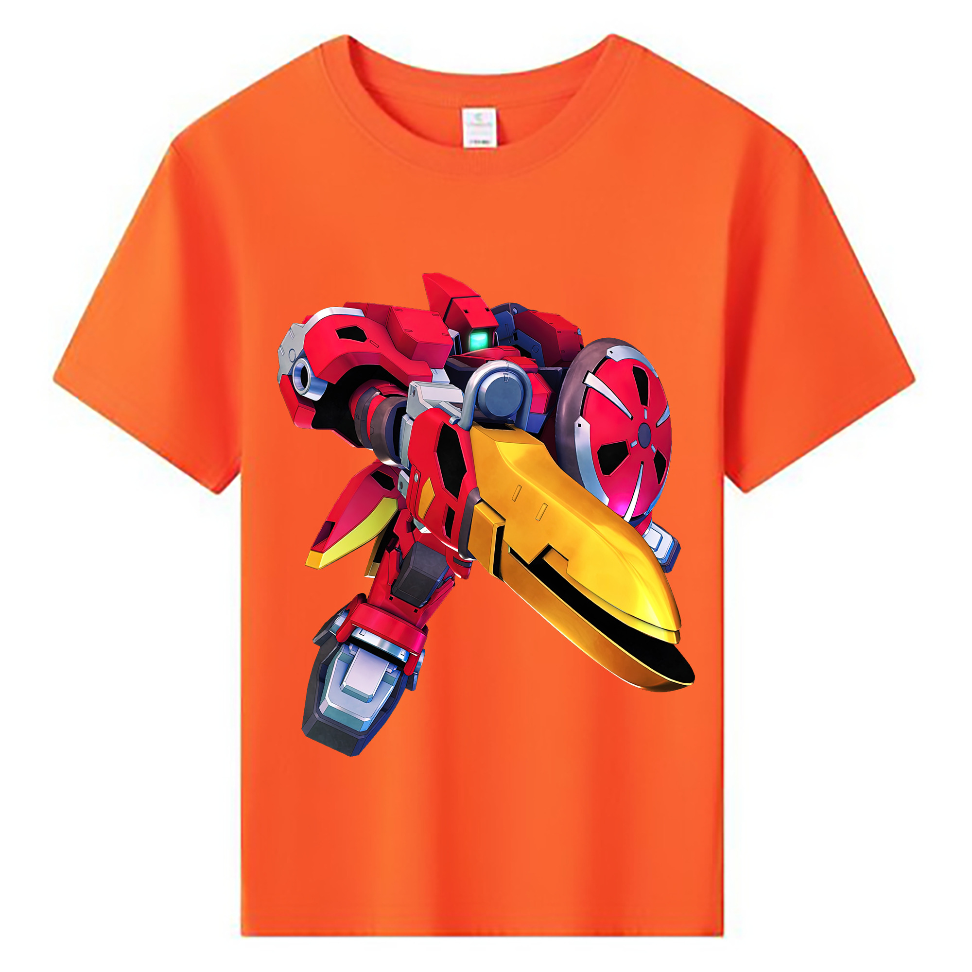 （画像用） 機動戦士ガンダム Mobile Suit Gundam 綿100％キッズTシャツ（フロントプリント）