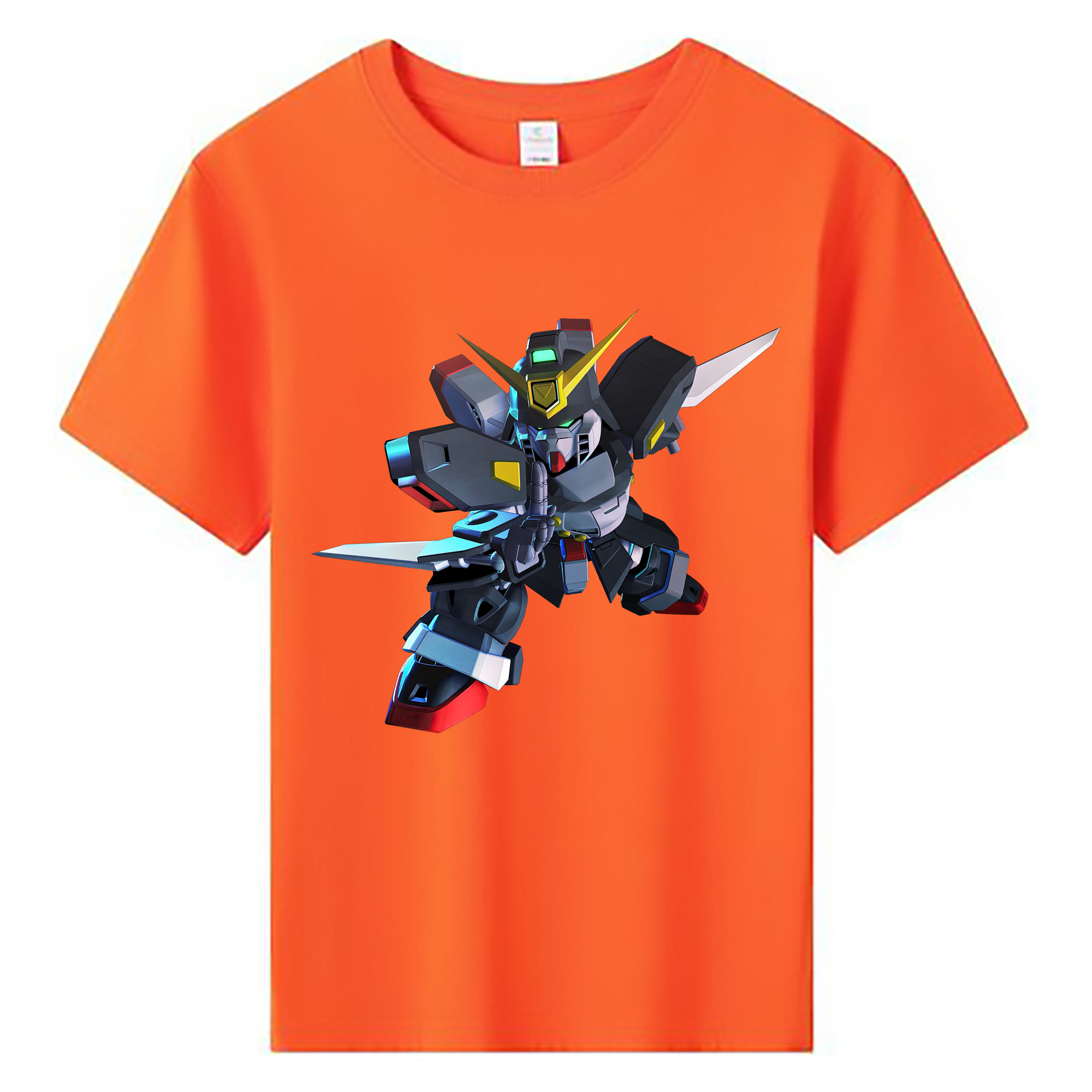 （画像用） 機動戦士ガンダム Mobile Suit Gundam 綿100％キッズTシャツ（フロントプリント）